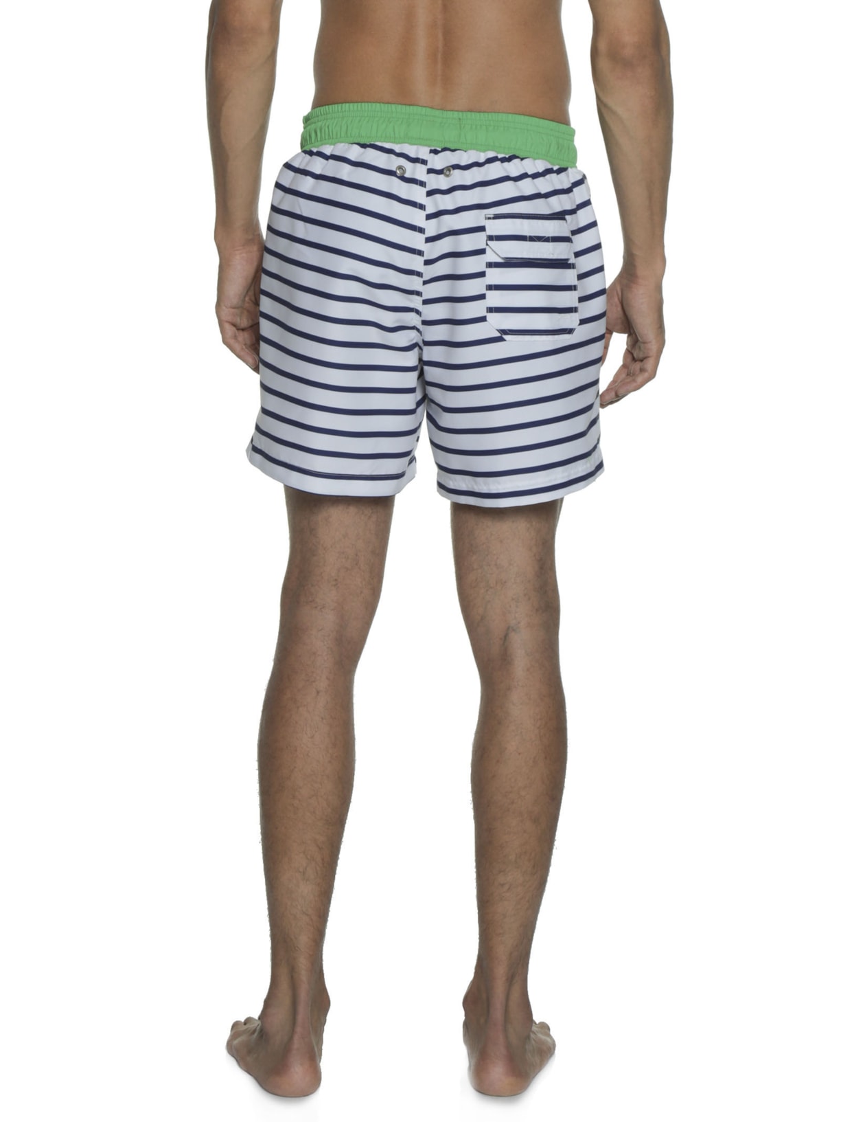 Short Masculino Swin Estampado Branco Barche