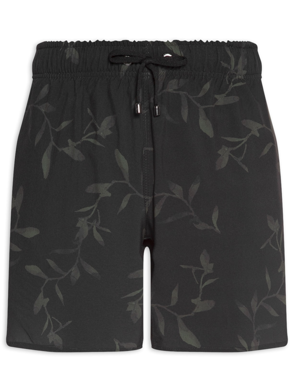 Short Masculino Tactel Abstract - Preto
