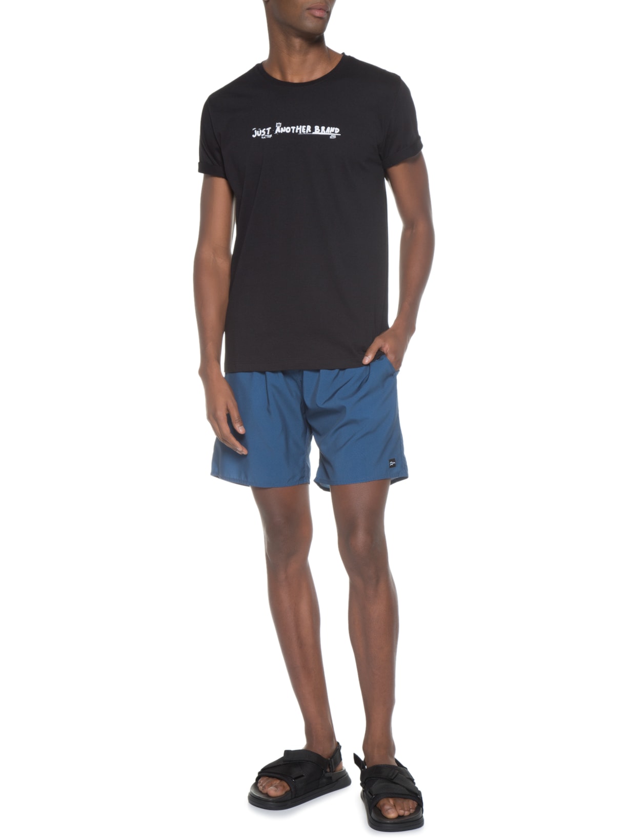 Short Masculino Tactel Azul Urbô