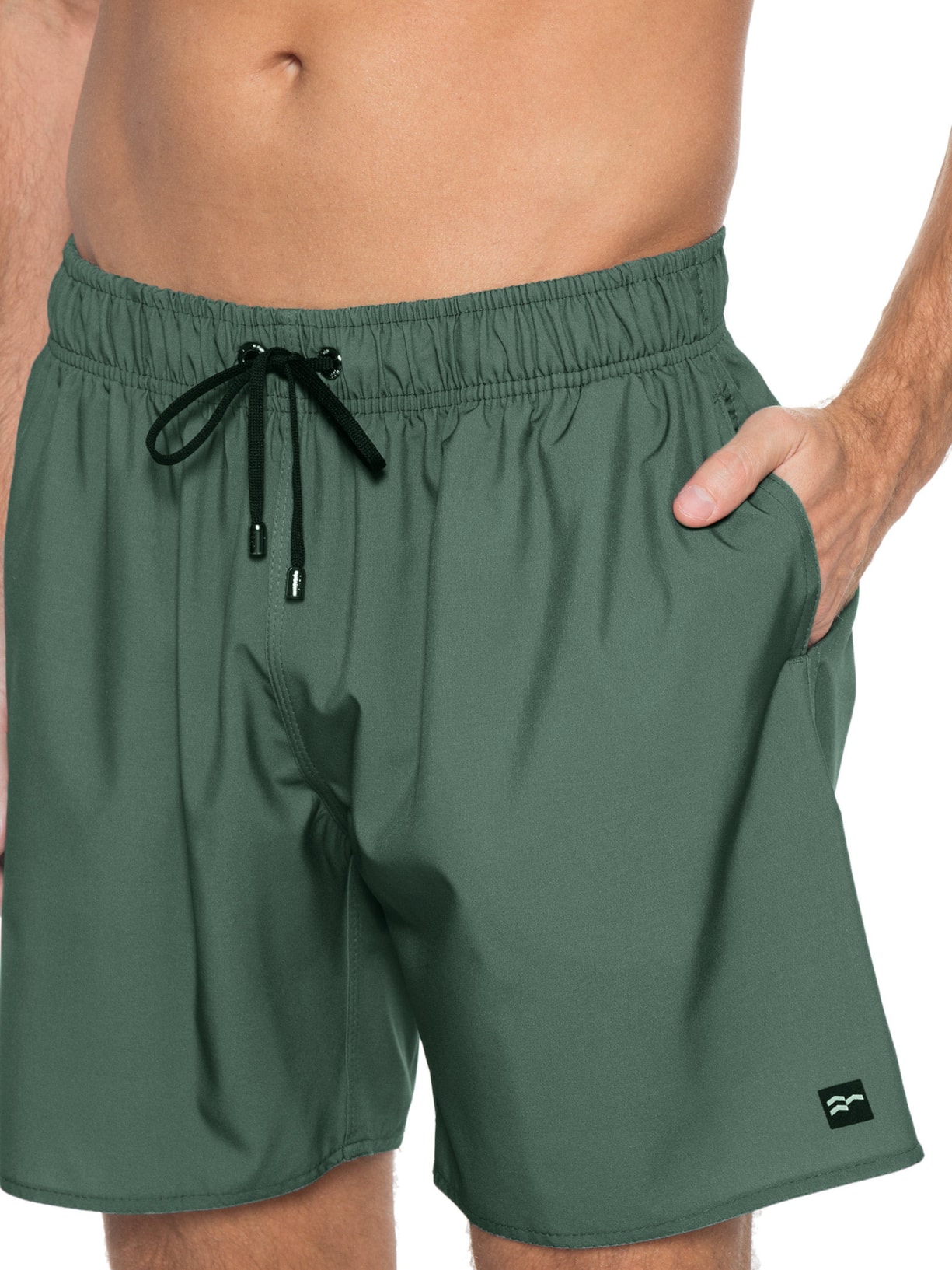 Short Masculino Tactel Básico Verde Urbô