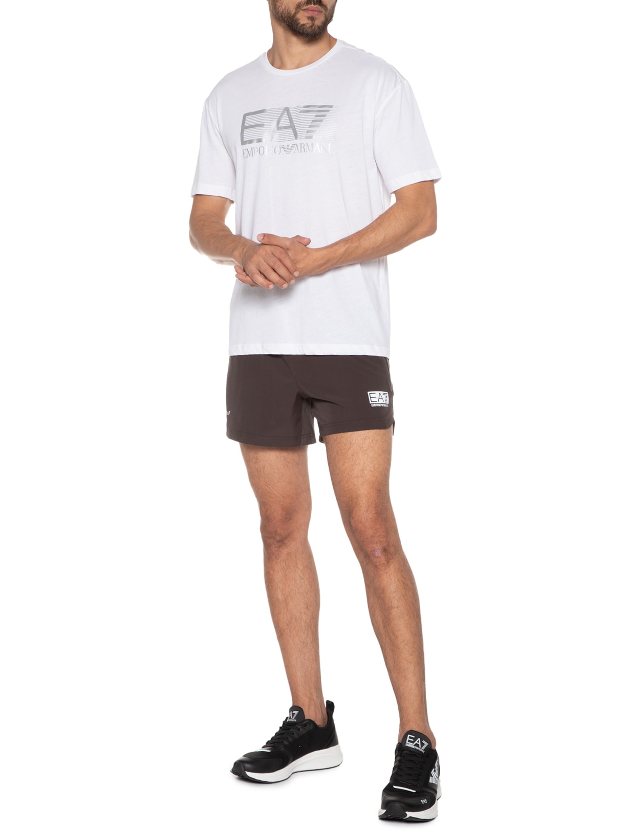 Short Masculino Tactel Cinza Ea7 Emporio Armani