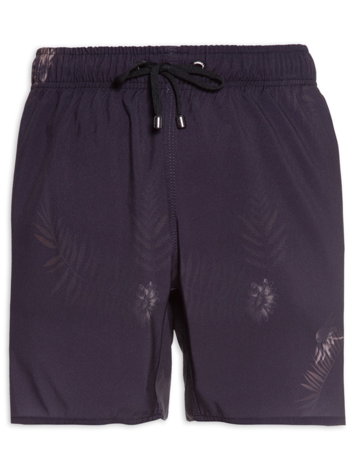 Short Masculino Tactel Estampado - Preto