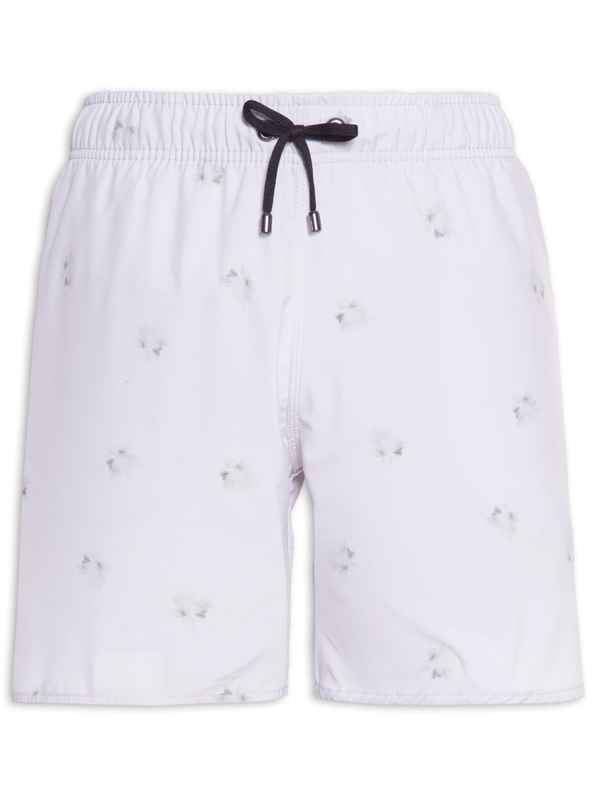 Short Masculino Tactel Flor De Pequi - Cinza