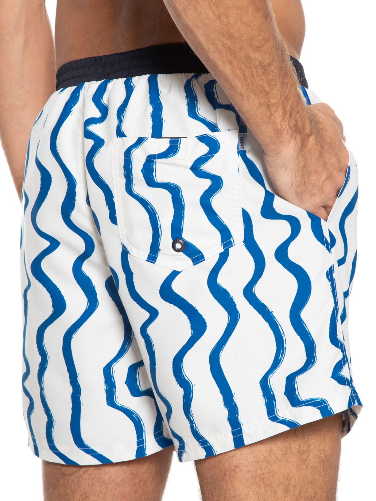 Short Masculino Tactel Off White Hering