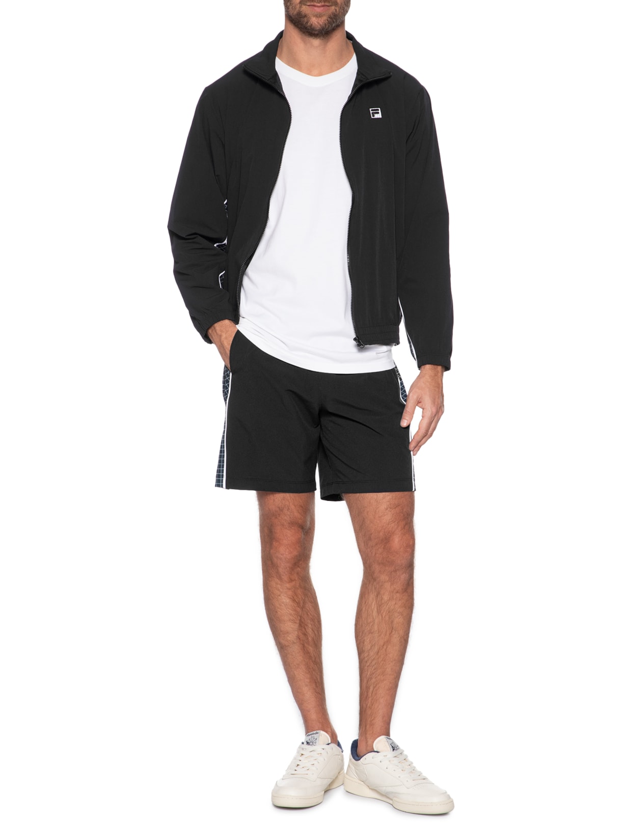 Short Masculino Tennis Union Classics Preto Fila