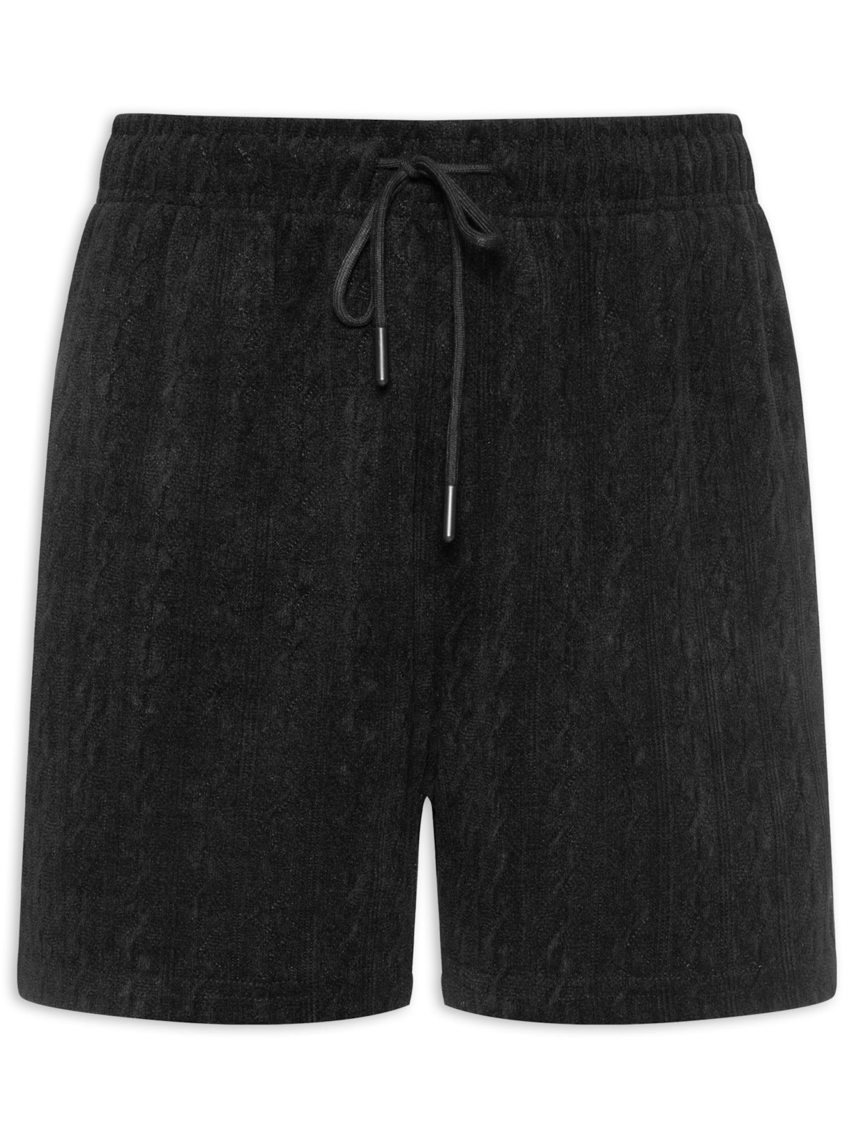 Short Masculino Texturizado Preto Basiq Men