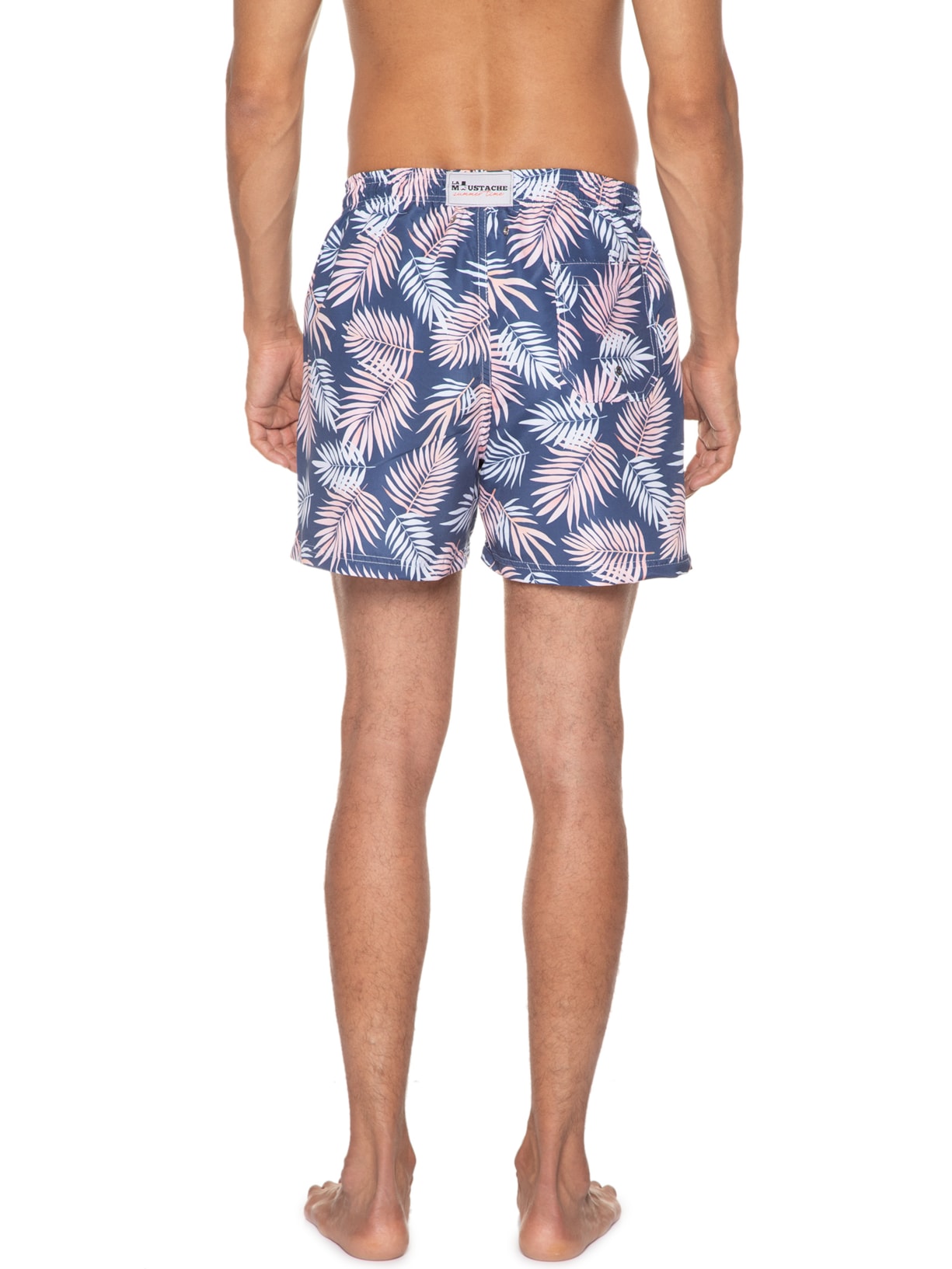 Short Masculino Tree Leaves Azul La Moustache