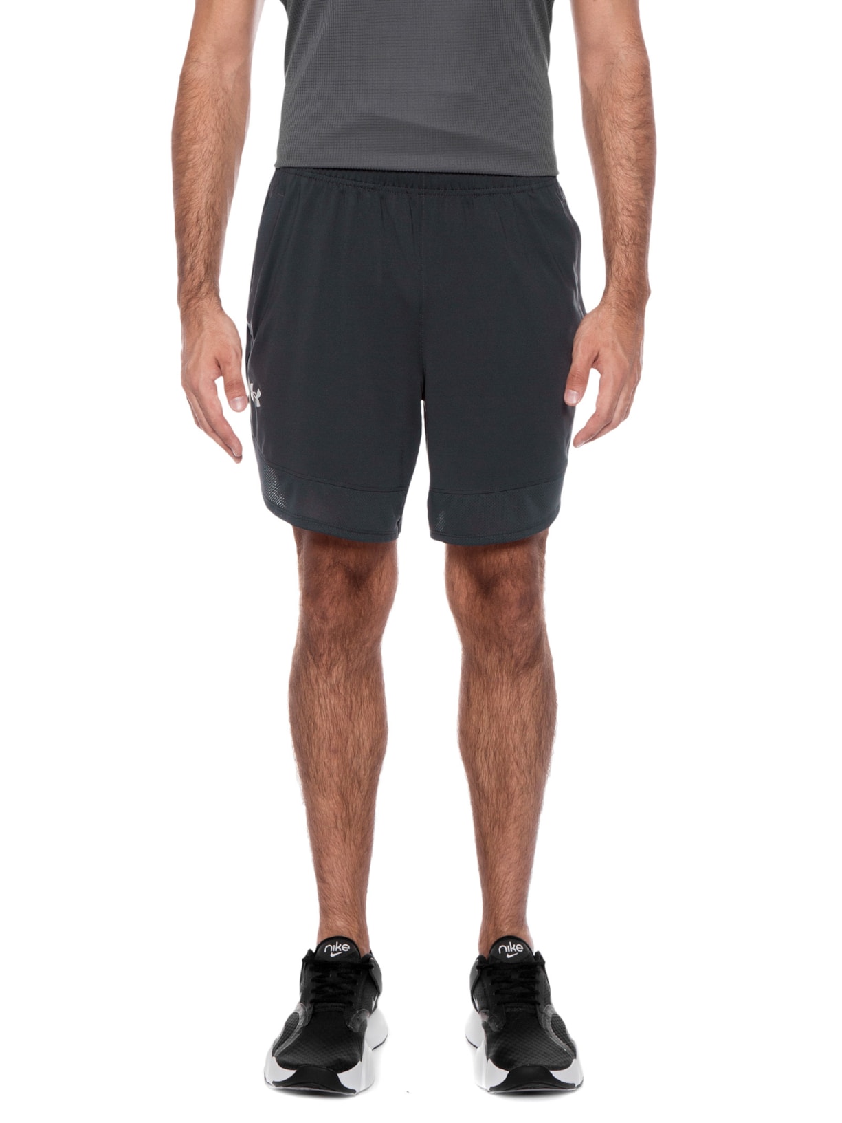 Short Masculino Ua Training Stretch Cinza Under Armour