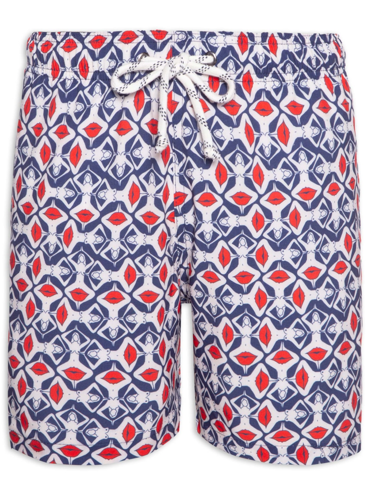 Short Masculino Undefined Abstrato Azul  Parioca