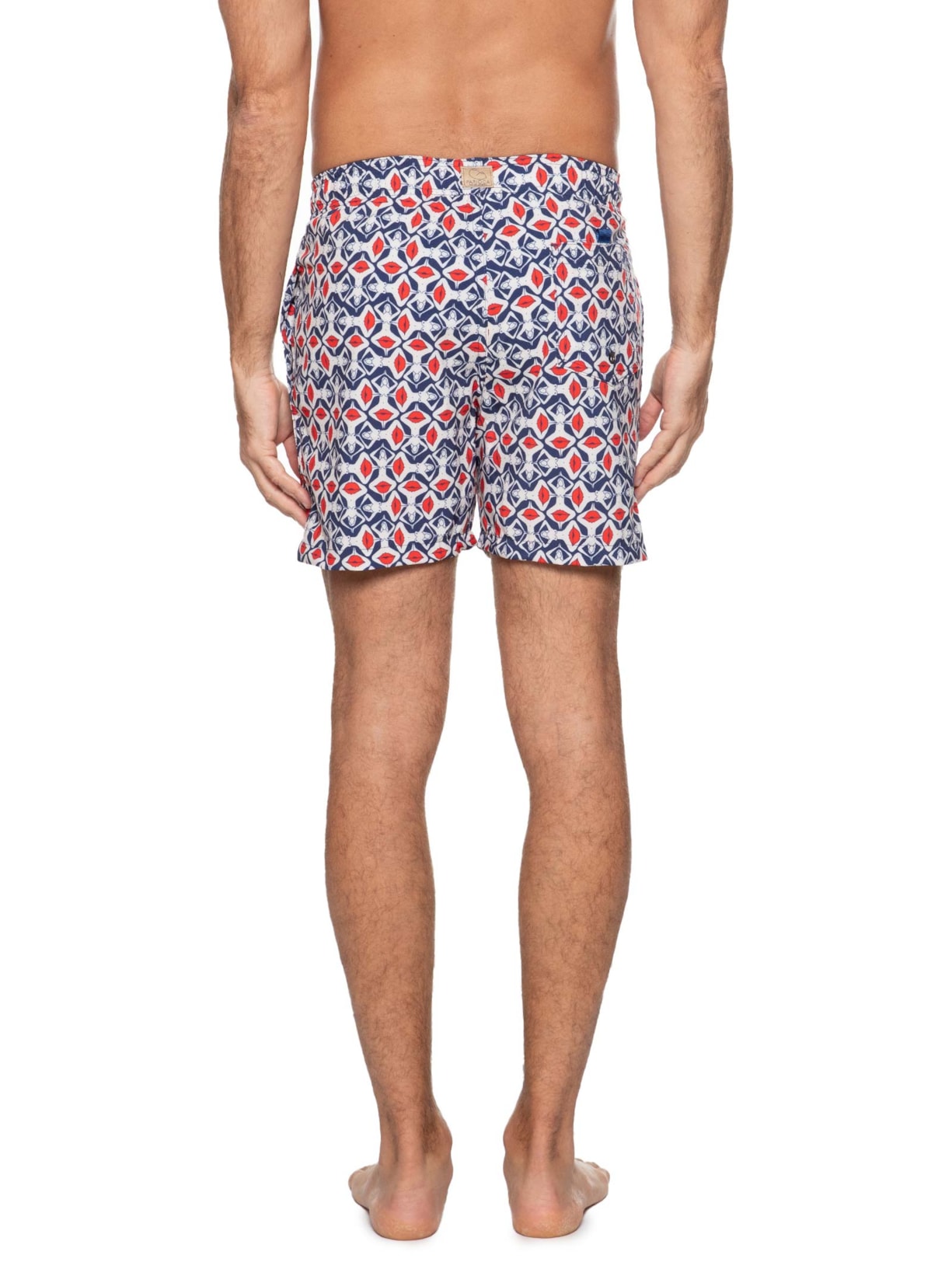 Short Masculino Undefined Abstrato Azul  Parioca
