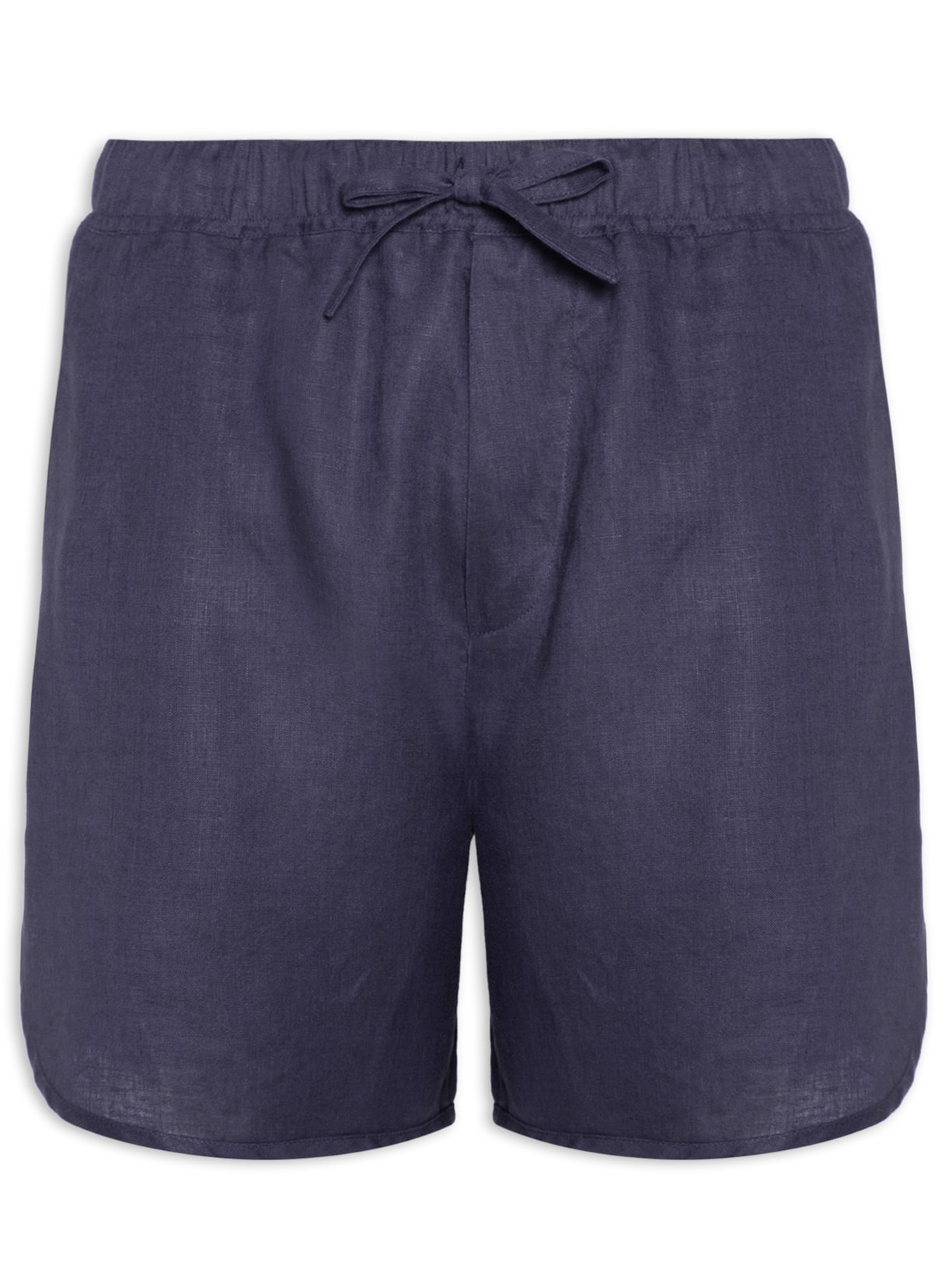 Short Masculino Viés Linen Cru - Azul