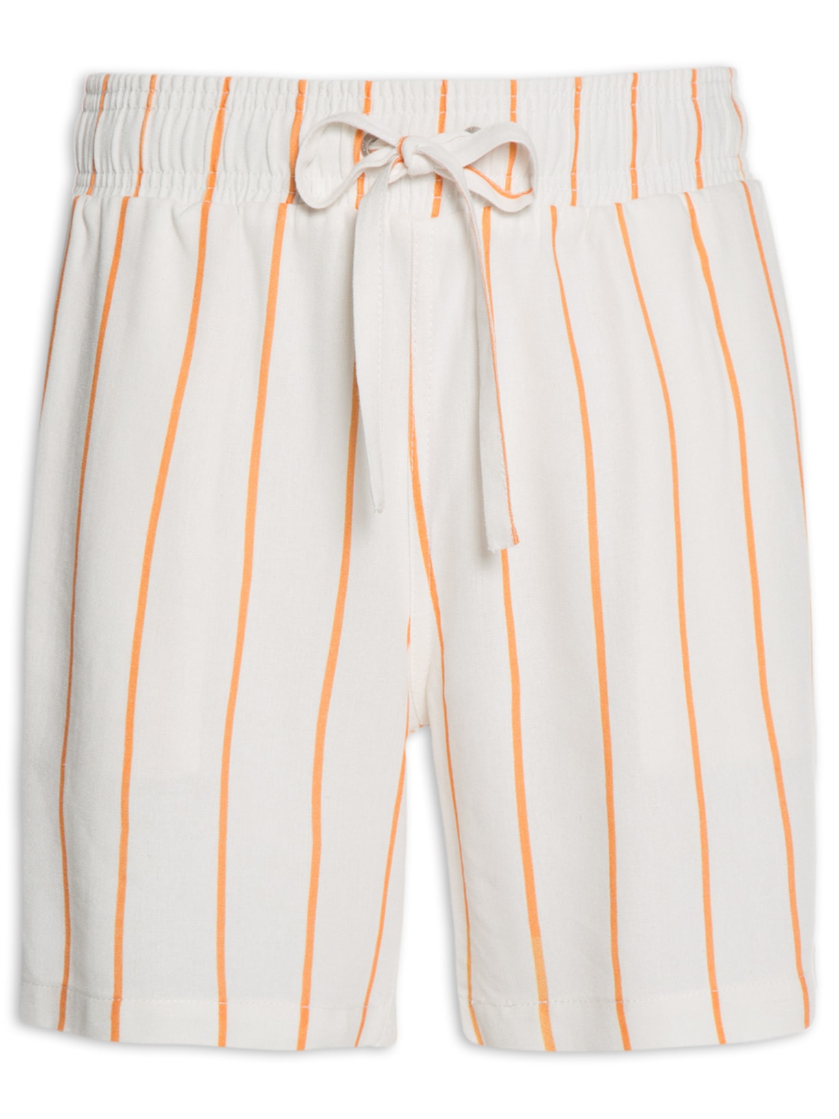 Short Masculino Viscolinho Listrado - Off White