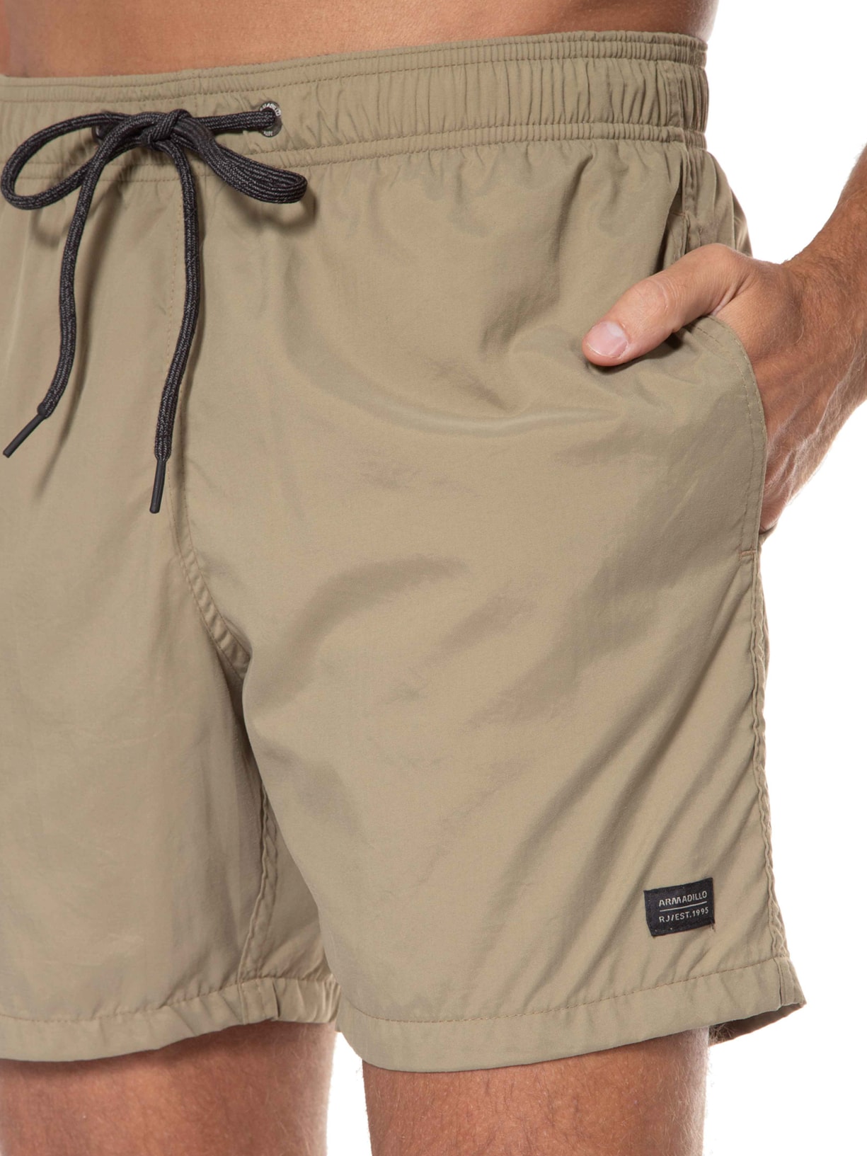 Short Masculino Voley Style Bege Armadillo