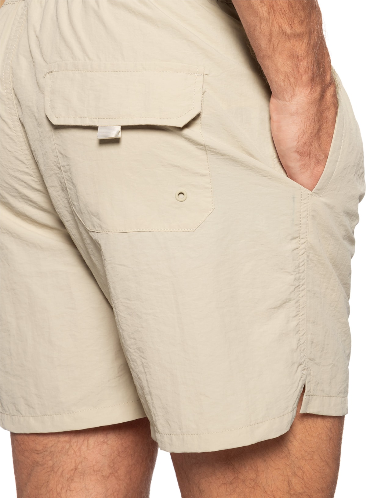 Short Masculino Walk Poliamida Bege '2 Essential