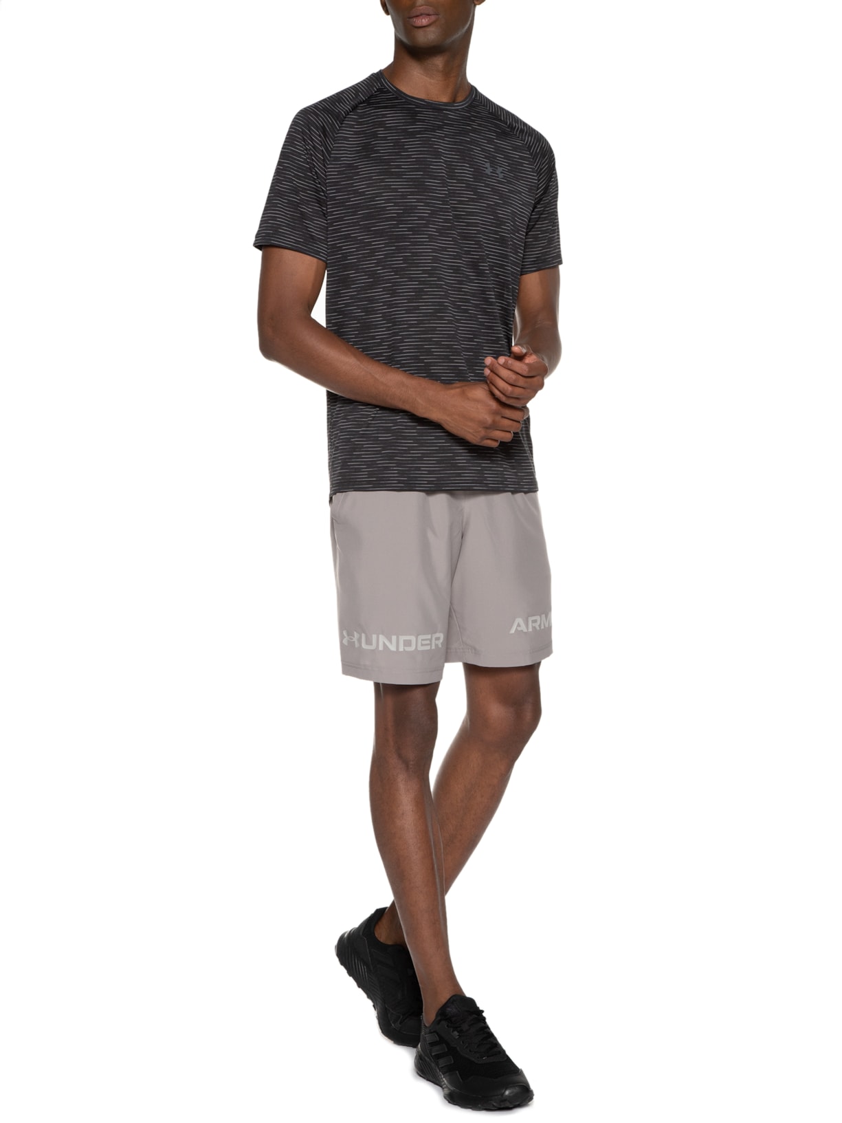 Short Masculino Woven Graphic Wm Cinza Under Armour