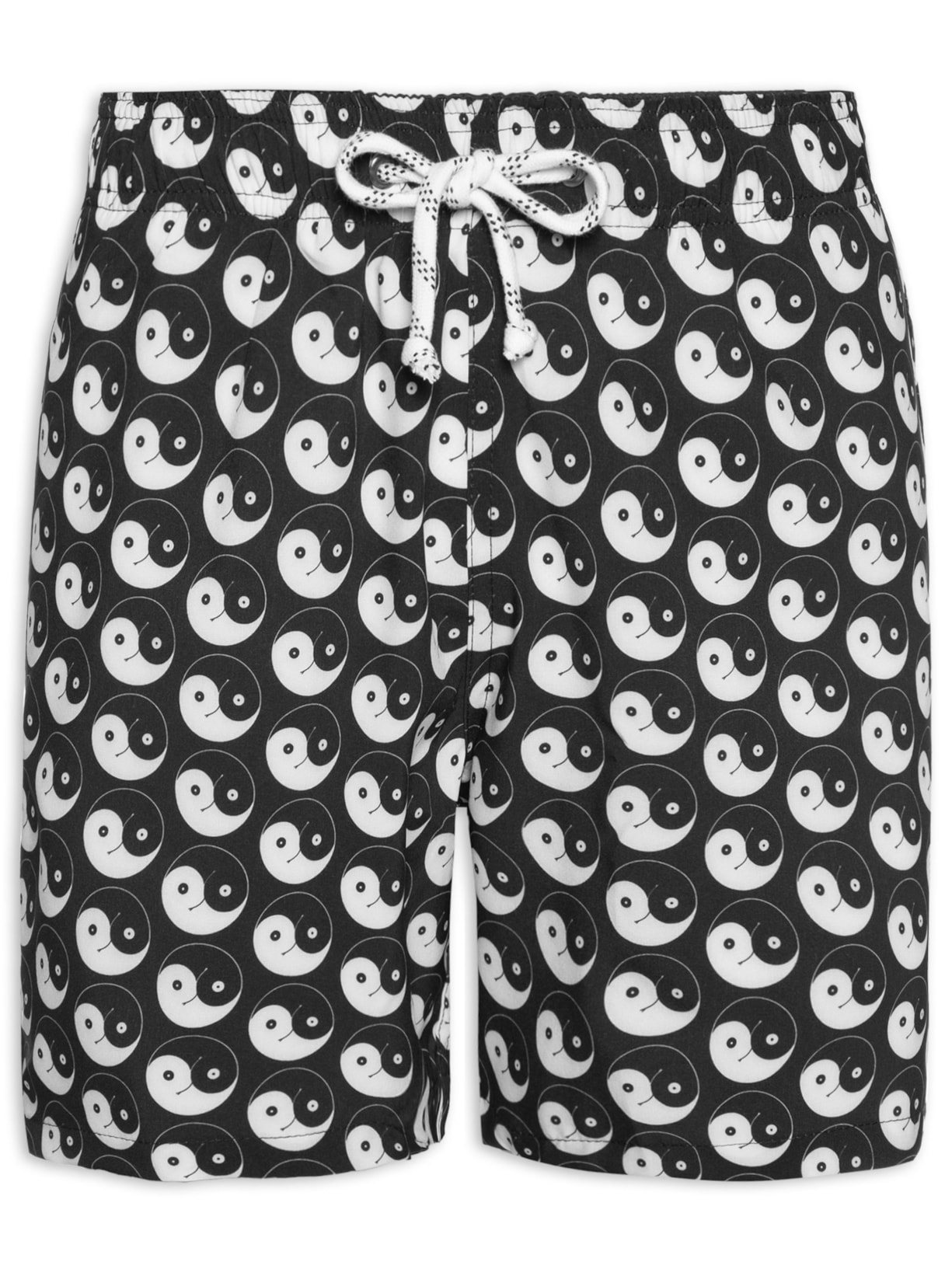 Short Masculino Yin And Out Preto  Parioca