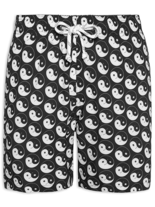 Short Masculino Yin And Out - Preto