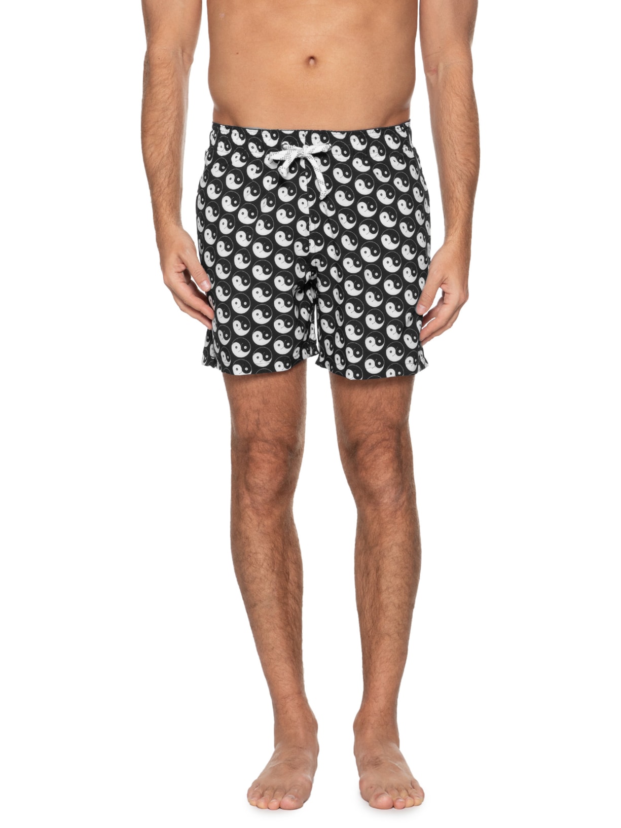 Short Masculino Yin And Out Preto  Parioca