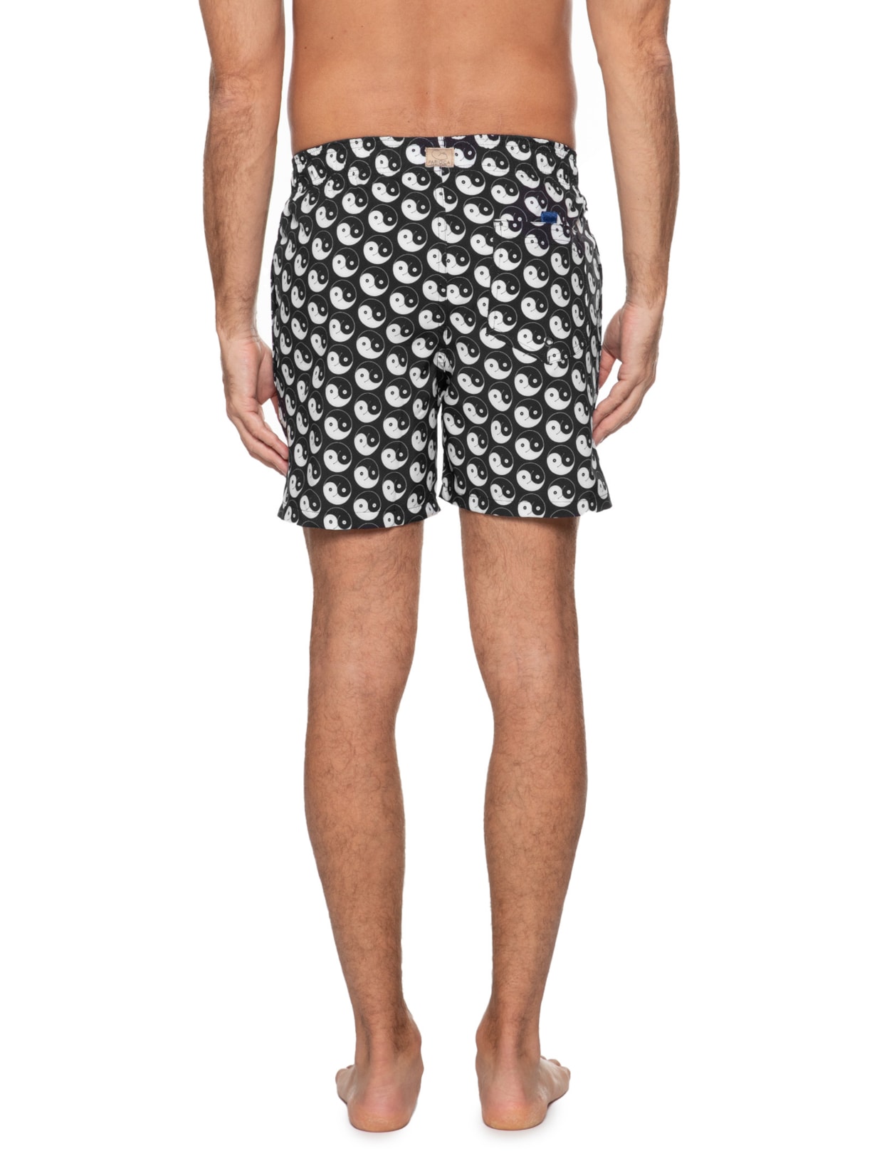 Short Masculino Yin And Out Preto  Parioca