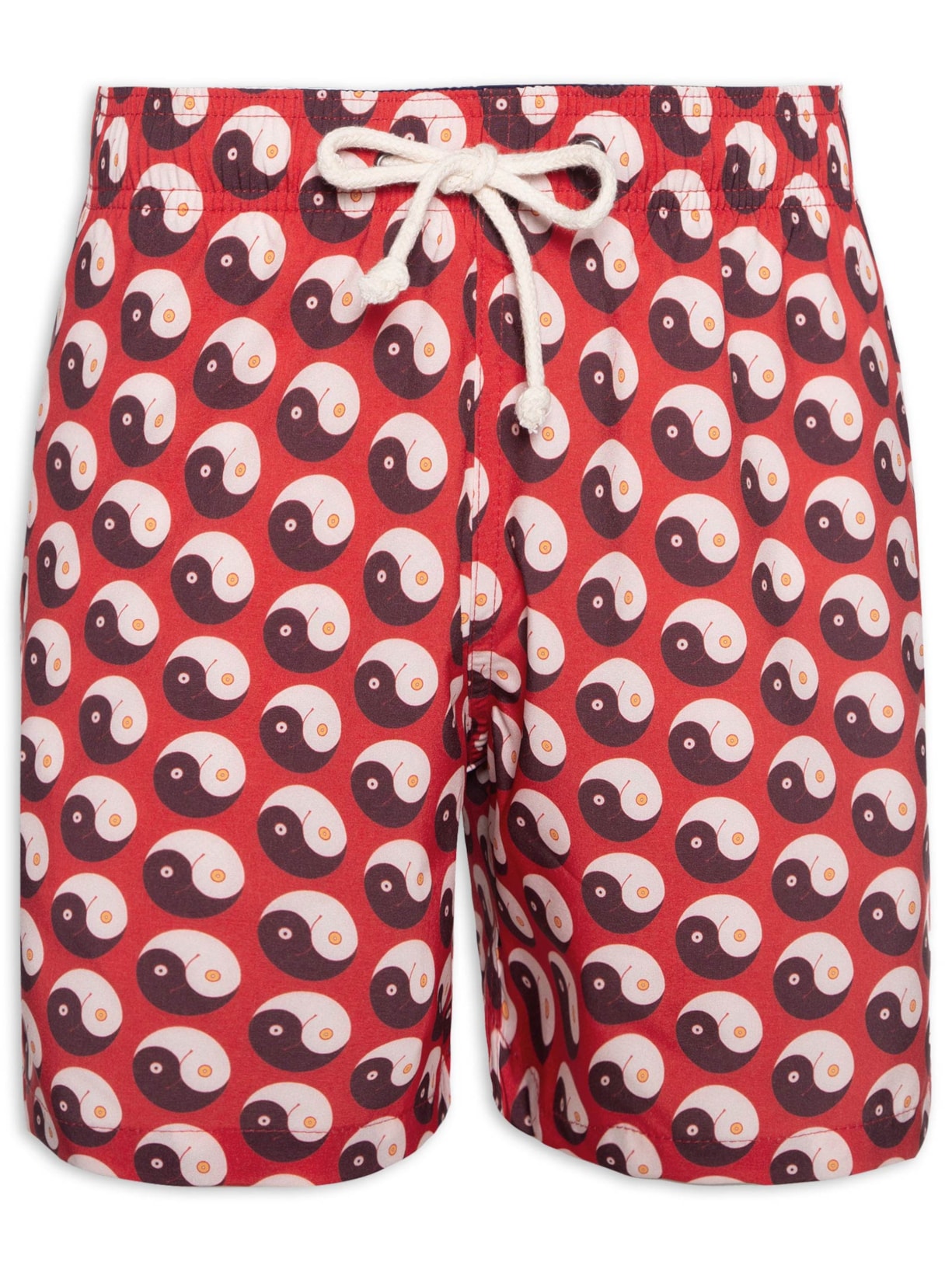Short Masculino Yin And Out  Vermelho  Parioca