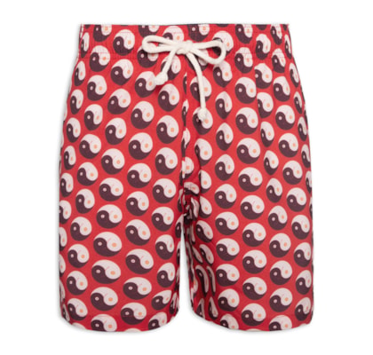 Short Masculino Yin And Out -  Vermelho 