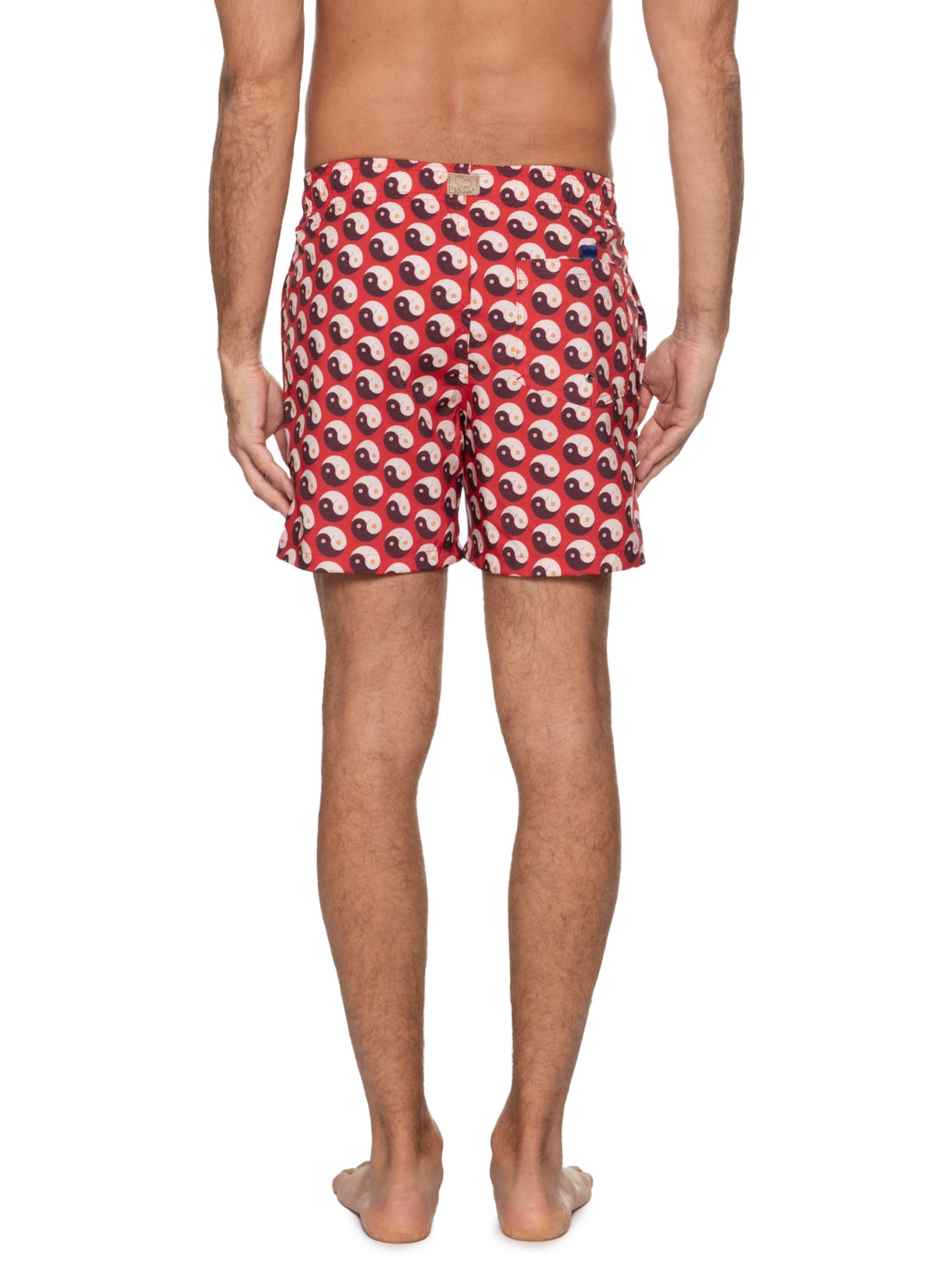 Short Masculino Yin And Out  Vermelho  Parioca