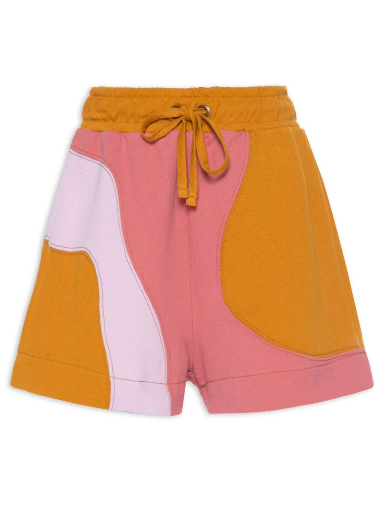 Short Moletom Vivo Color - Marrom