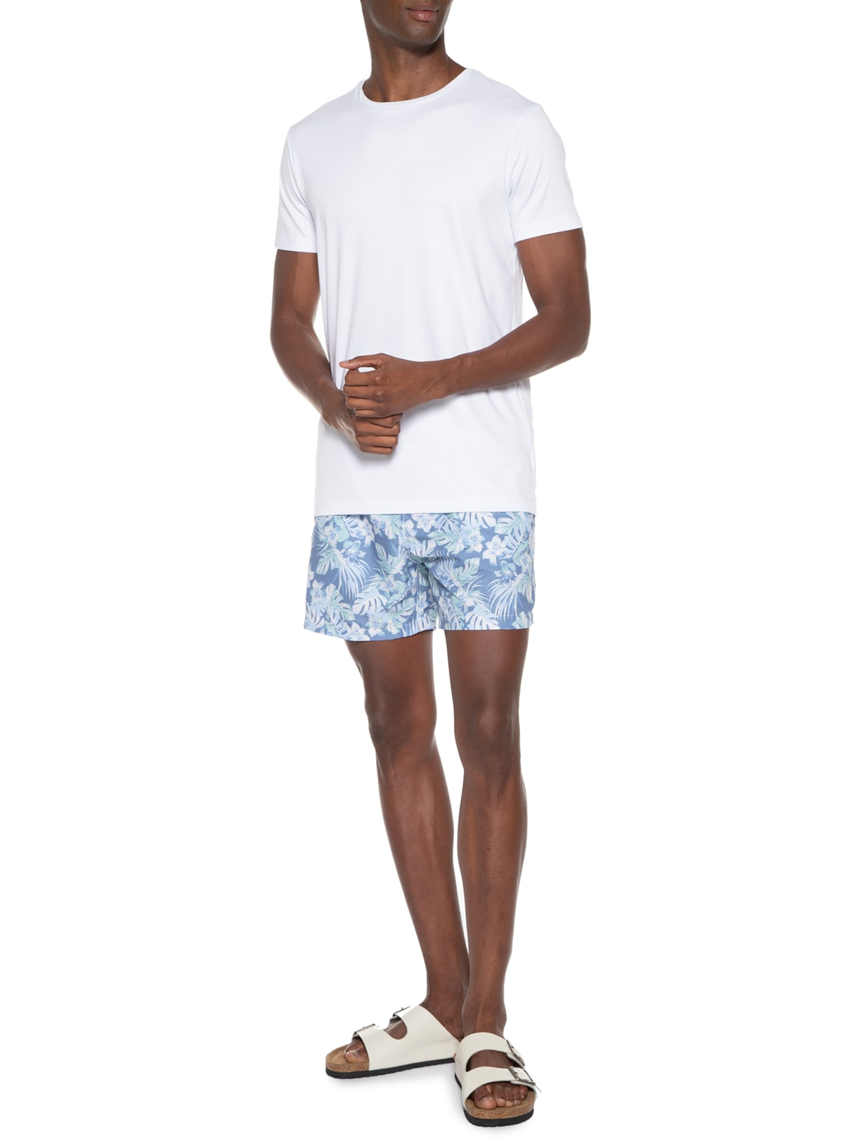 Short Praia Estampado La Brisa Azul Pineapple