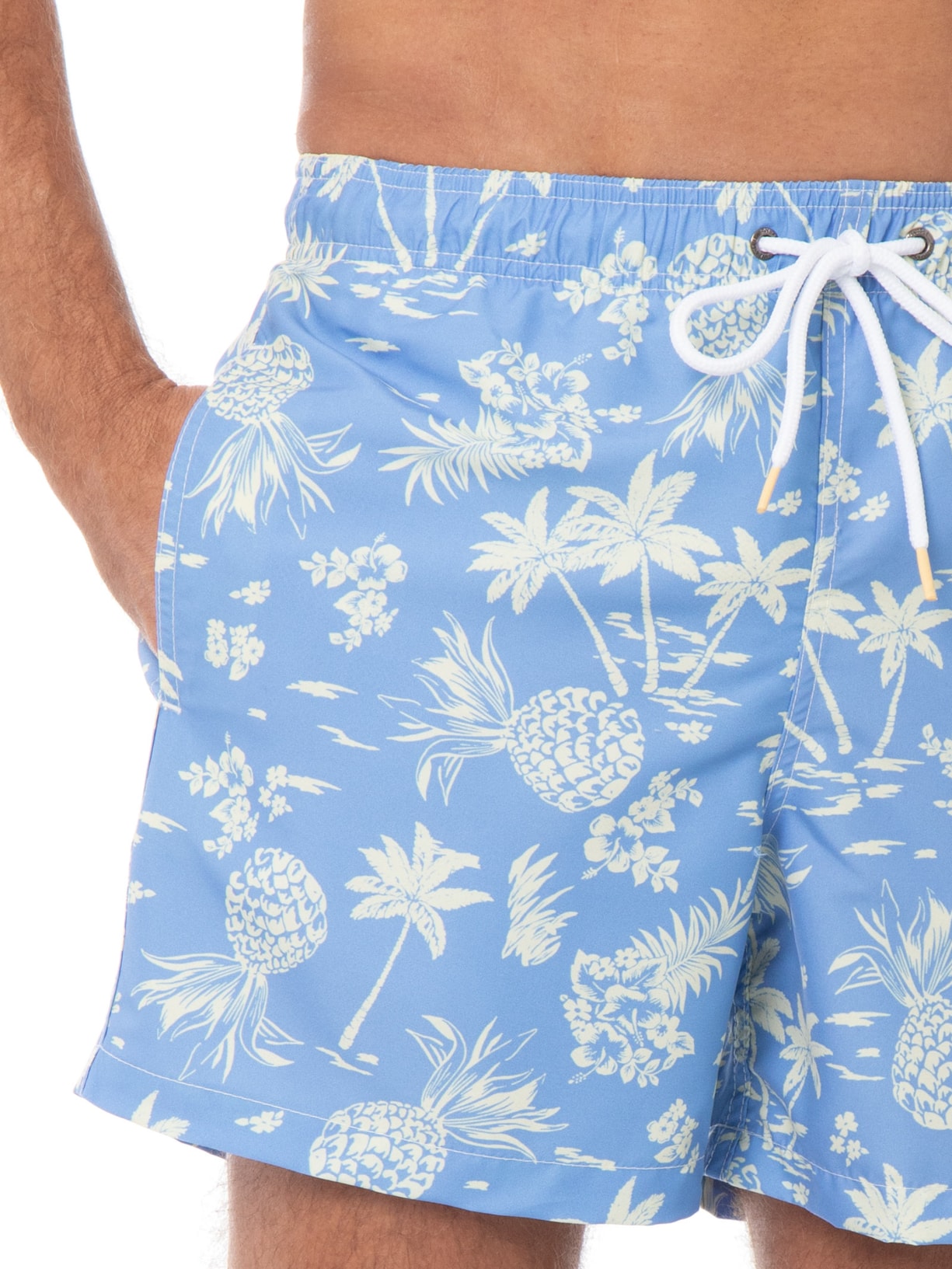 Short Praia Masculino Abacaxi – Azul Pineapple