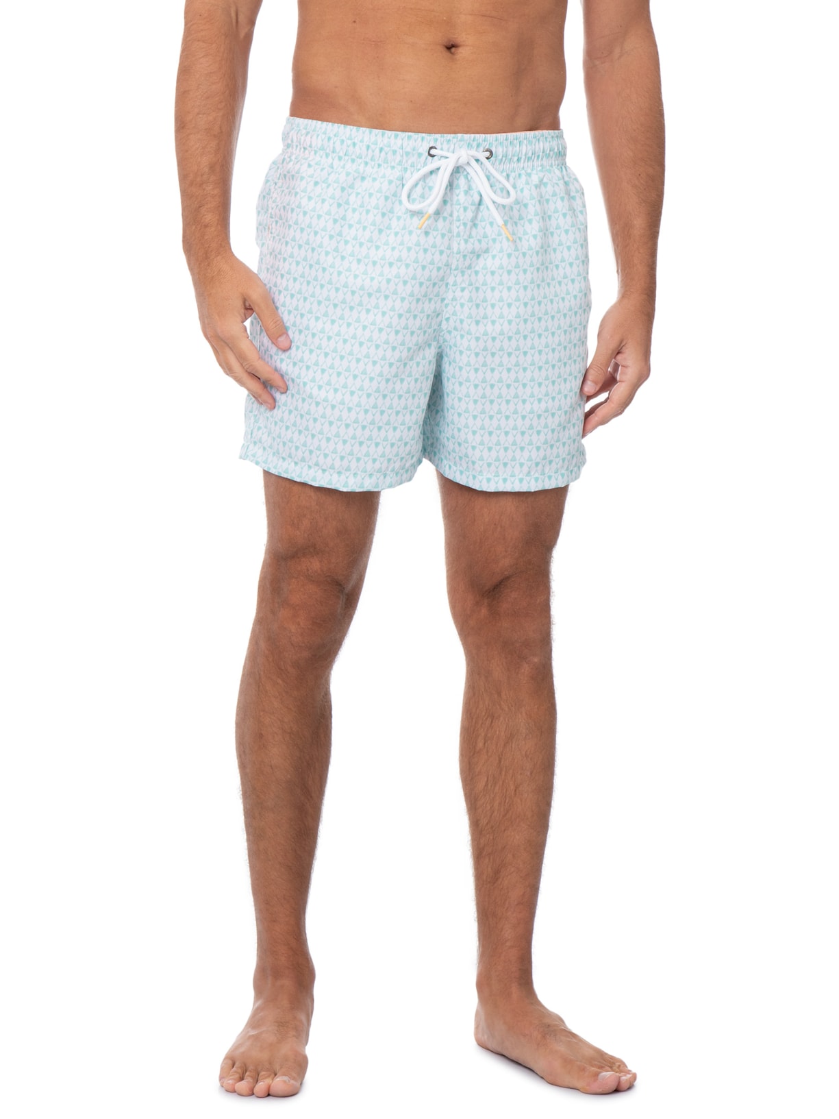 Short Praia Masculino Estampado Algarve Verde Pineapple
