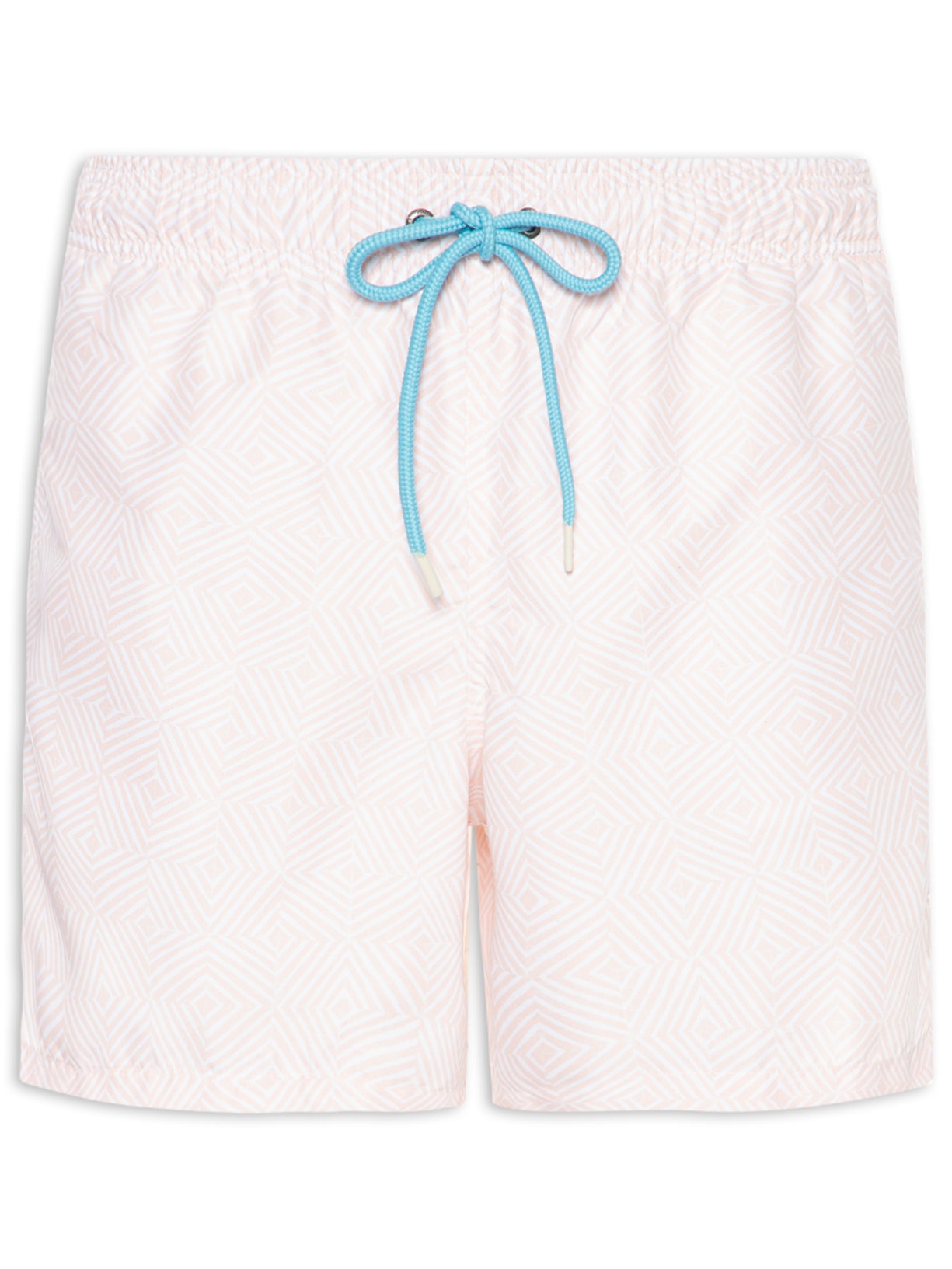 Short Praia Masculino Estampado Cascais Laranja Pineapple