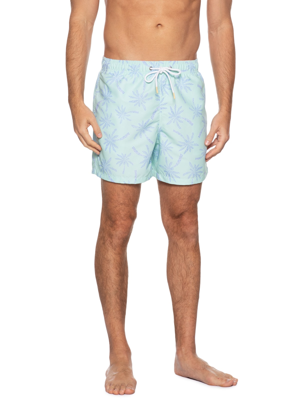 Short Praia Masculino Estampado Coconut Verde Pineapple
