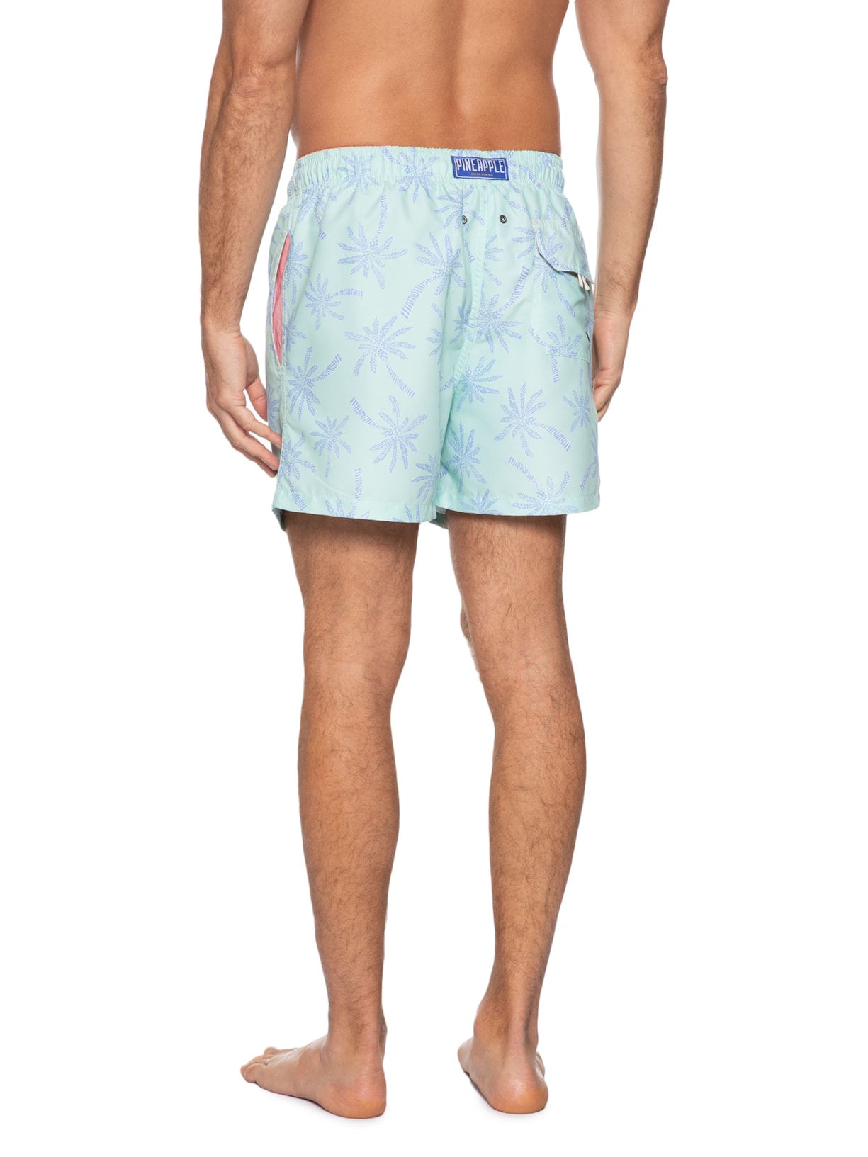 Short Praia Masculino Estampado Coconut Verde Pineapple