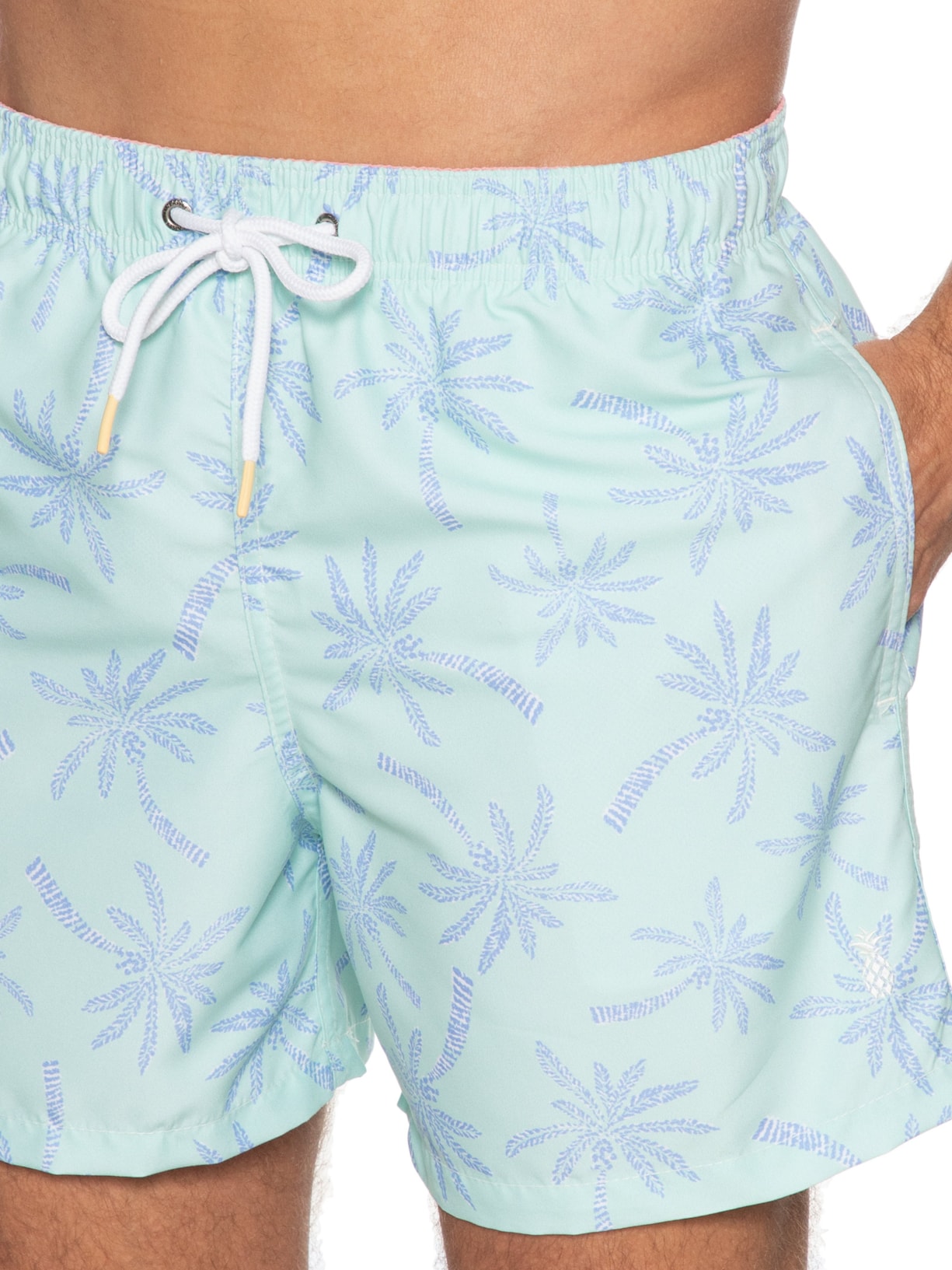 Short Praia Masculino Estampado Coconut Verde Pineapple