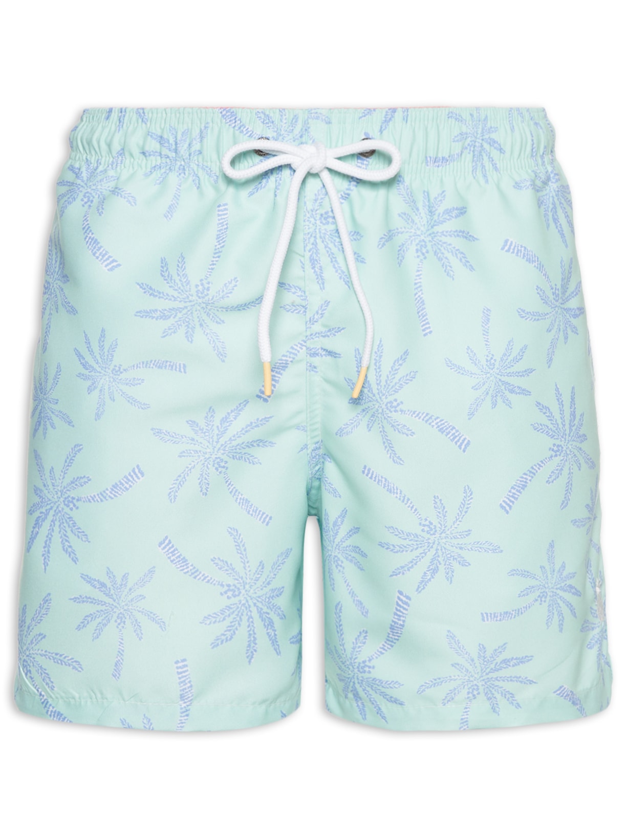 Short Praia Masculino Estampado Coconut Verde Pineapple