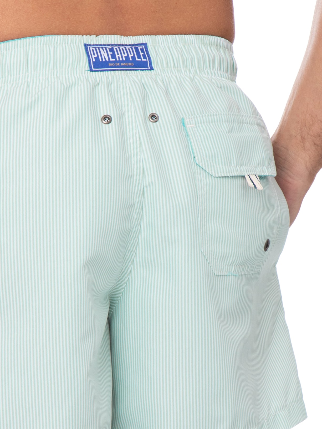 Short Praia Masculino Poolside Verde Pineapple