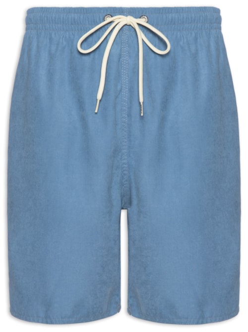 Short Praia Masculino Stoned Peach - Azul