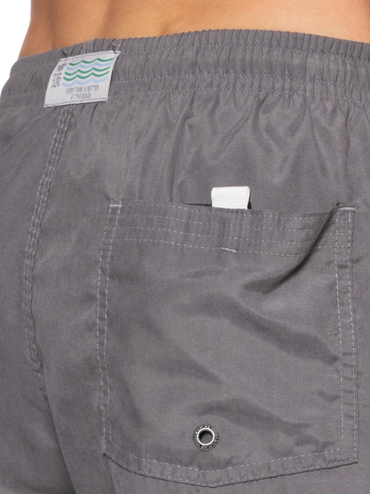 Short Praia Masculino Stoned Peach Cinza Sergio K