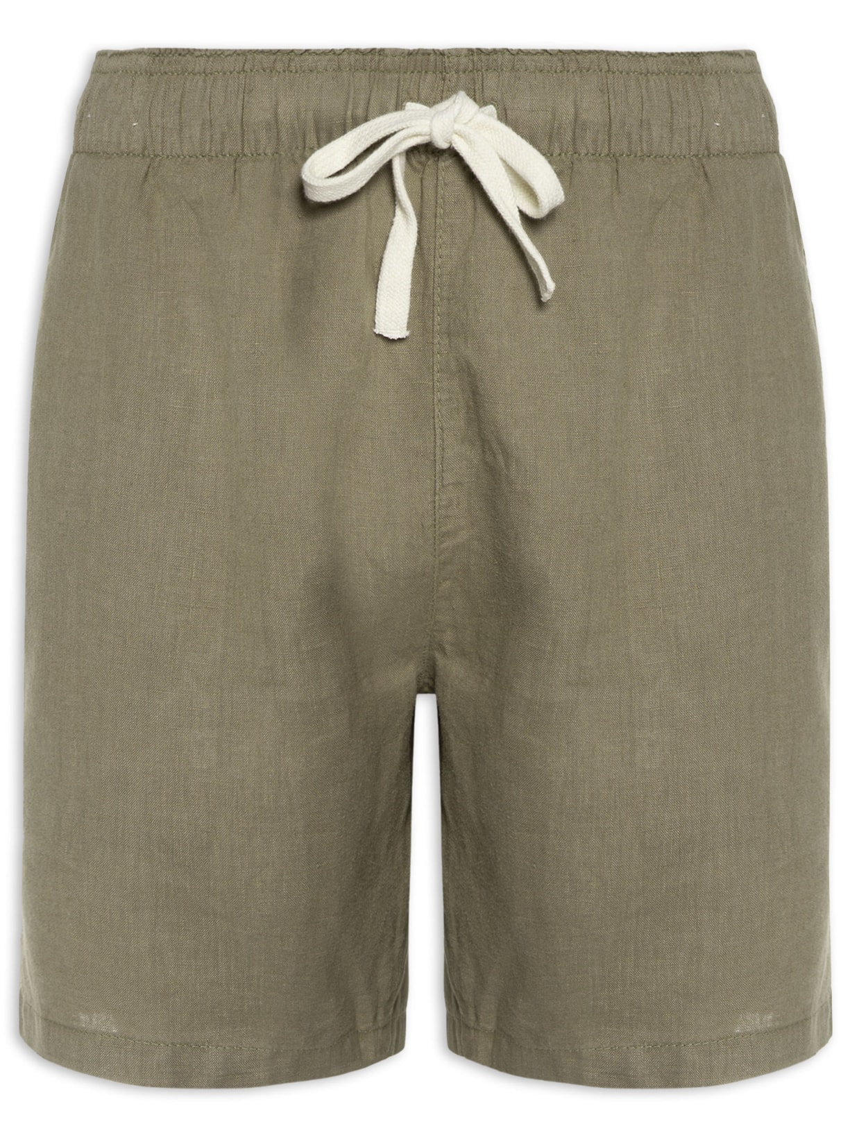 Short Puro Linho Pier - Bege