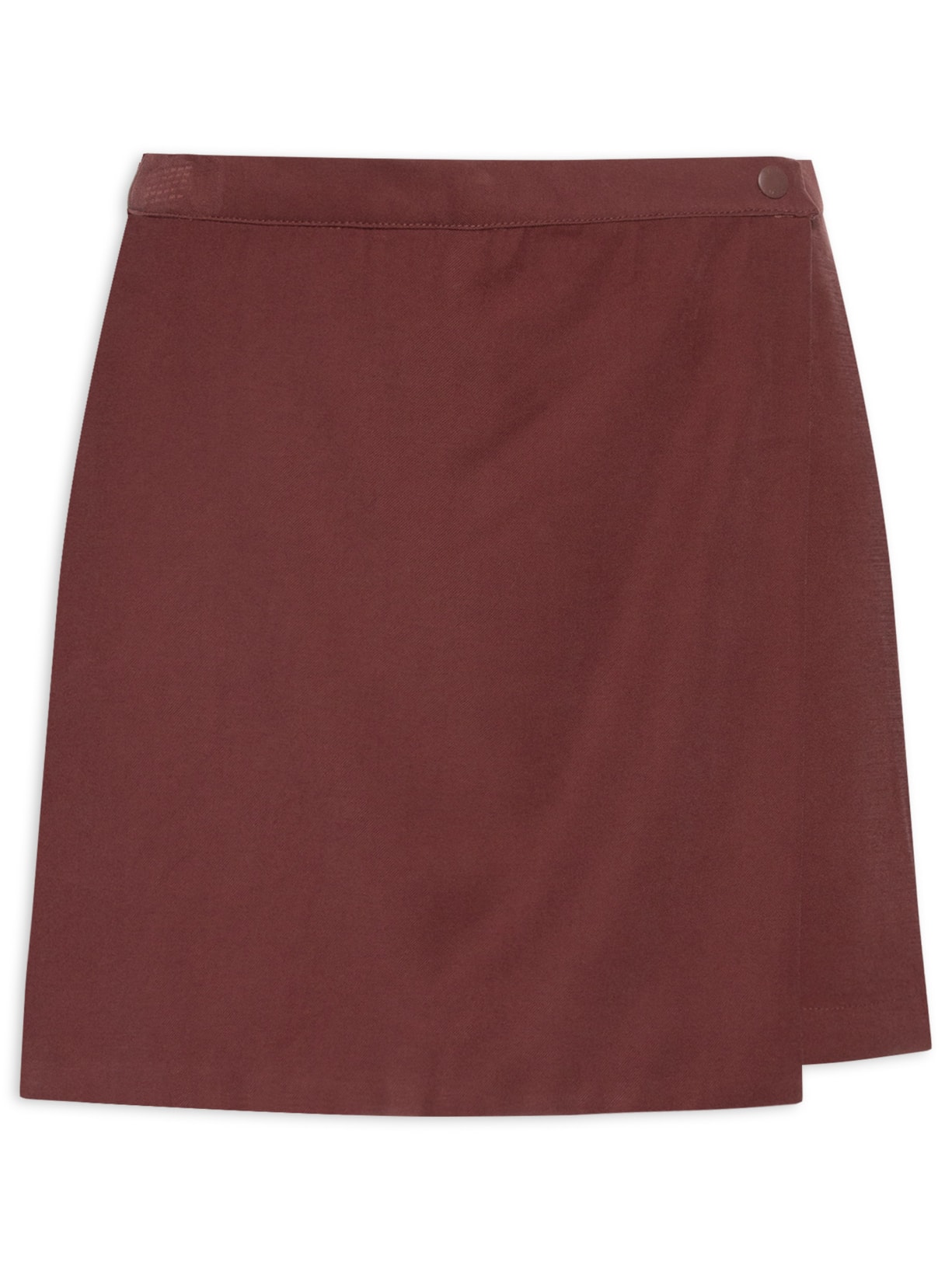 Short Saia Alfaiataria - Marrom