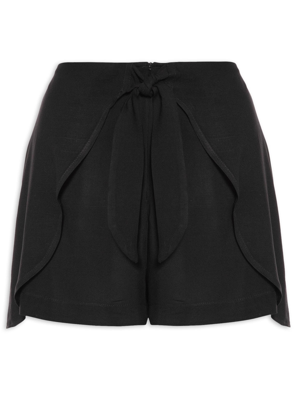 Short Saia Amarração - Preto