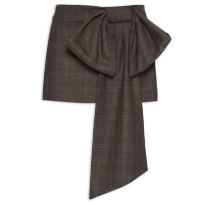 Short Saia Anna Pita - Cinza