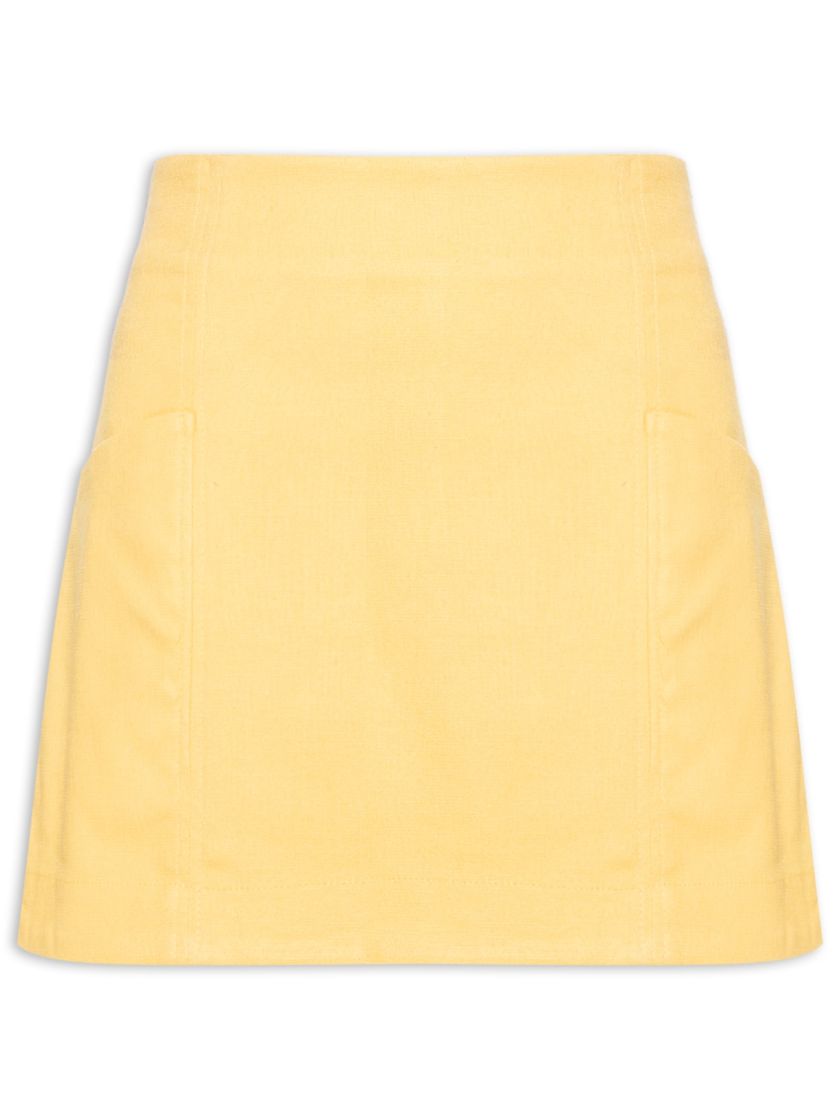 Short Saia Bolso - Amarelo