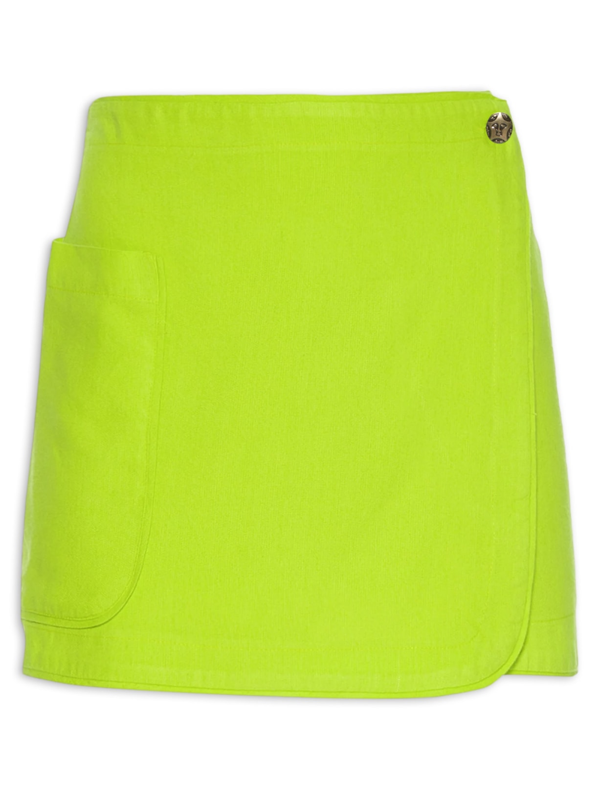 Short Saia Bolso Detalhe - Verde