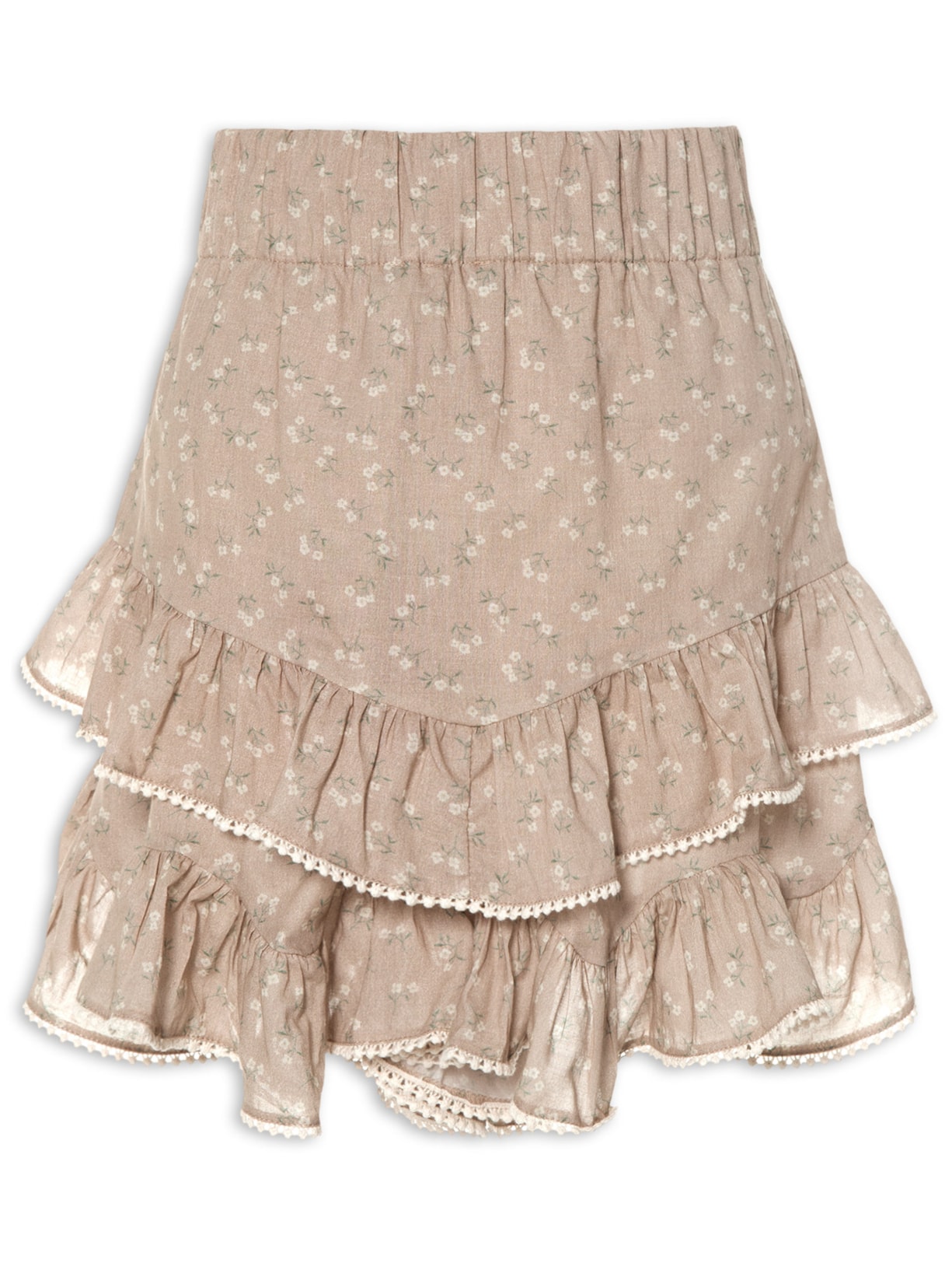 Short Saia Bouquet - Bege