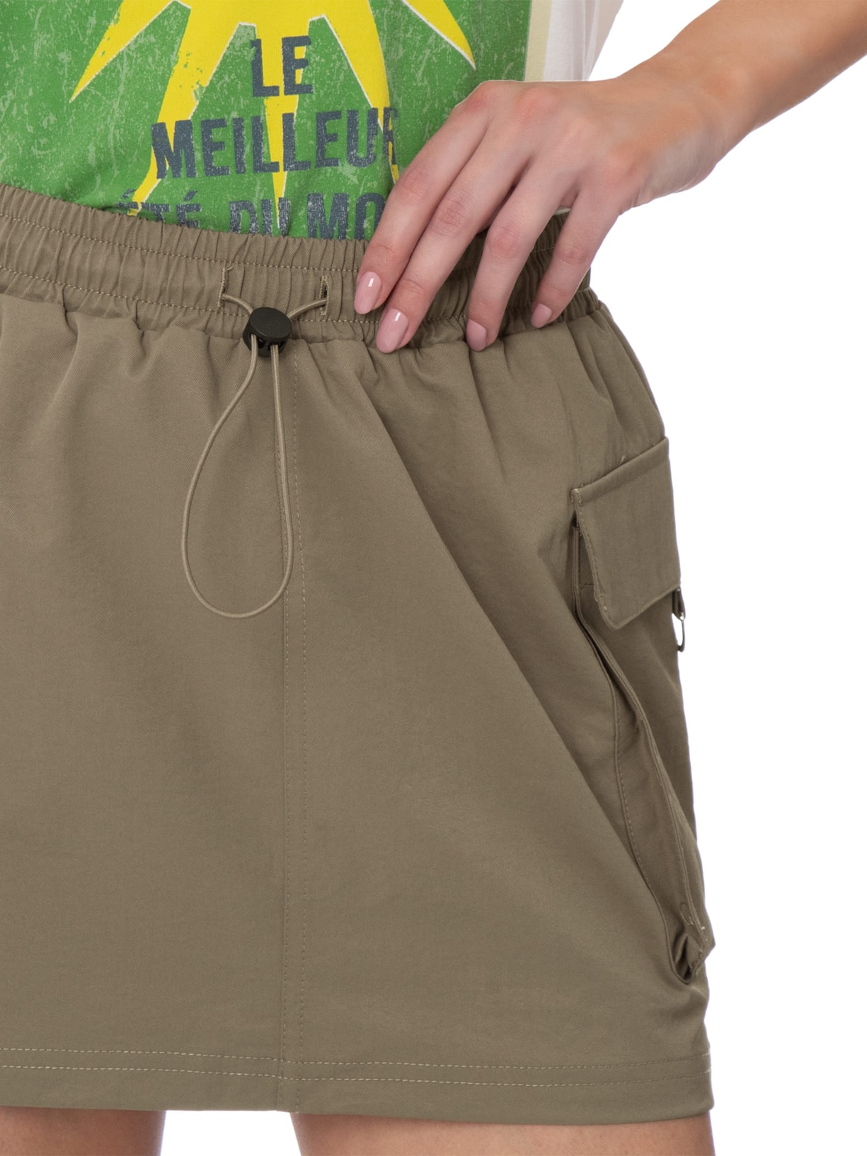 Short Saia Cargo Marrom Market 33