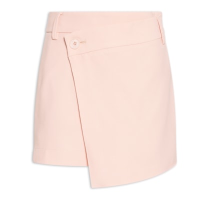 Short Saia Crepe - Rosa