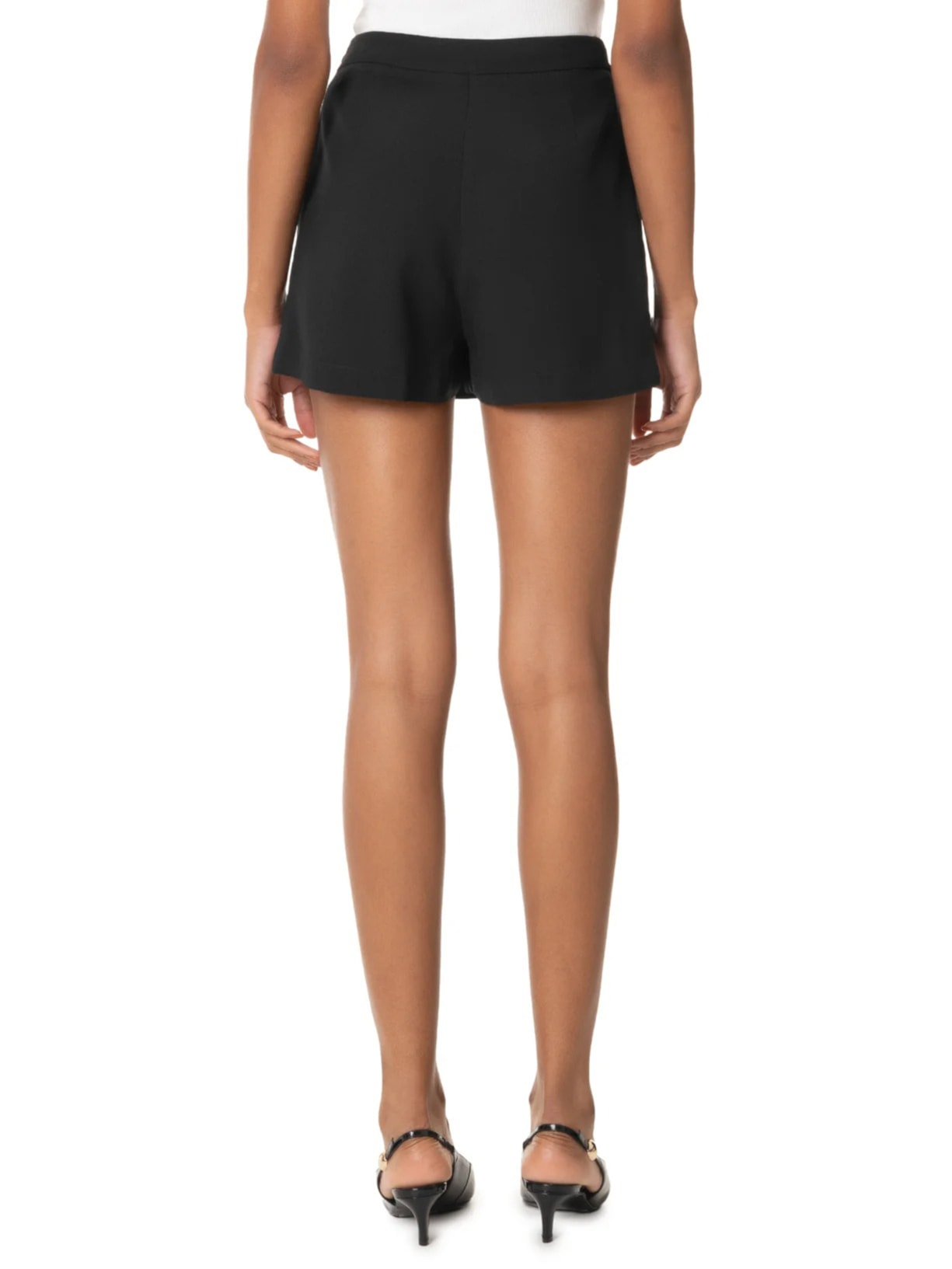 Short Saia Em Crepe Preto '2Essential