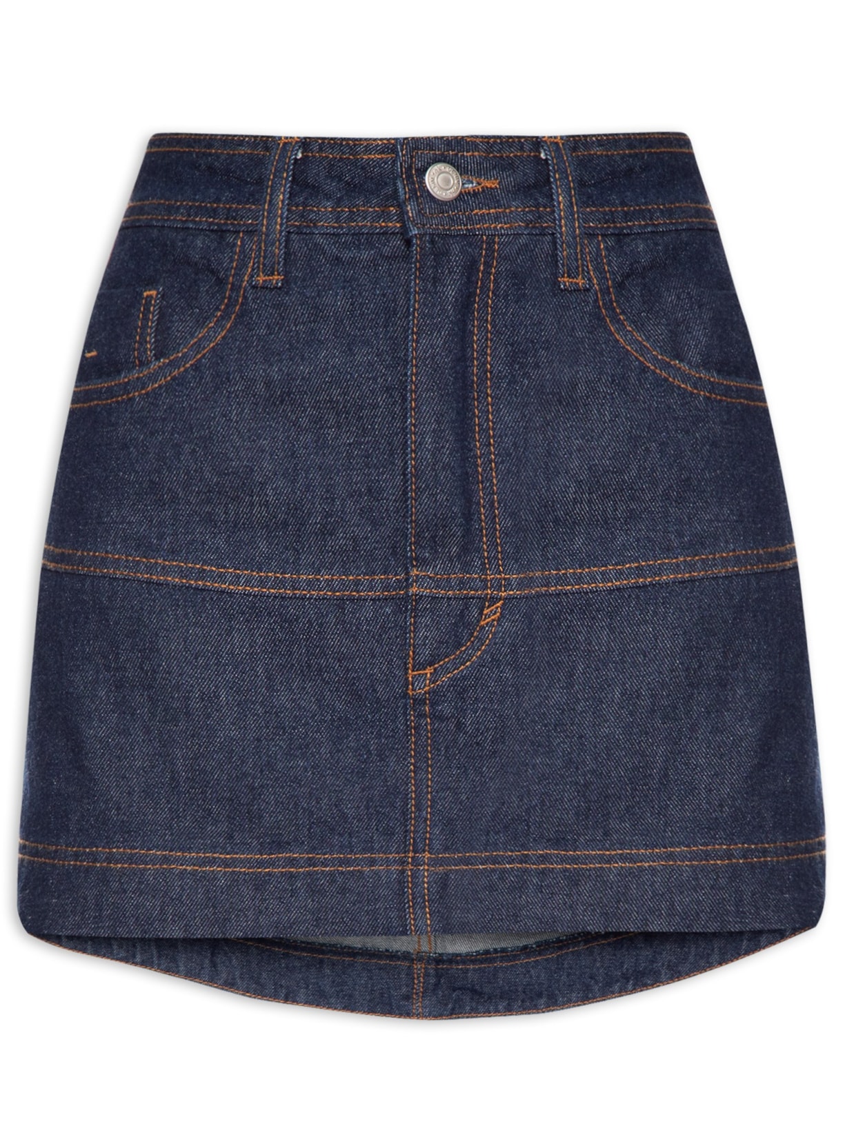 Short Saia Feminino Jeans River - Azul