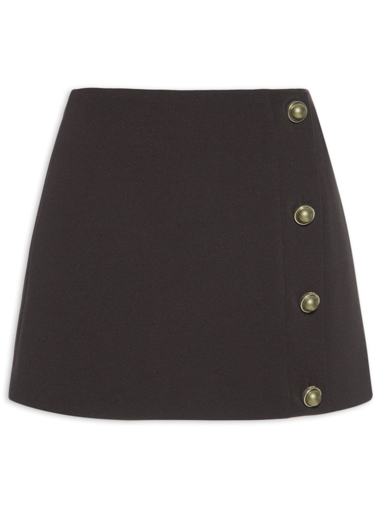 Short Saia Fiorella - Marrom